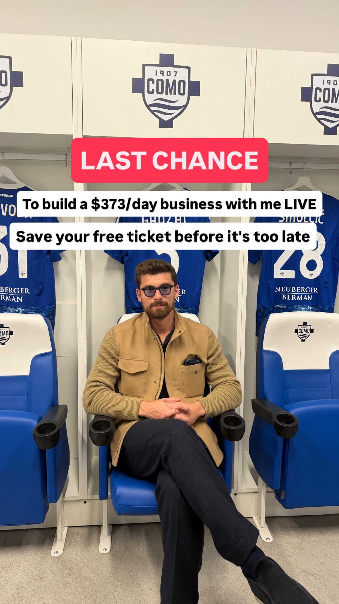 Iman Gadzhi Facebook ad