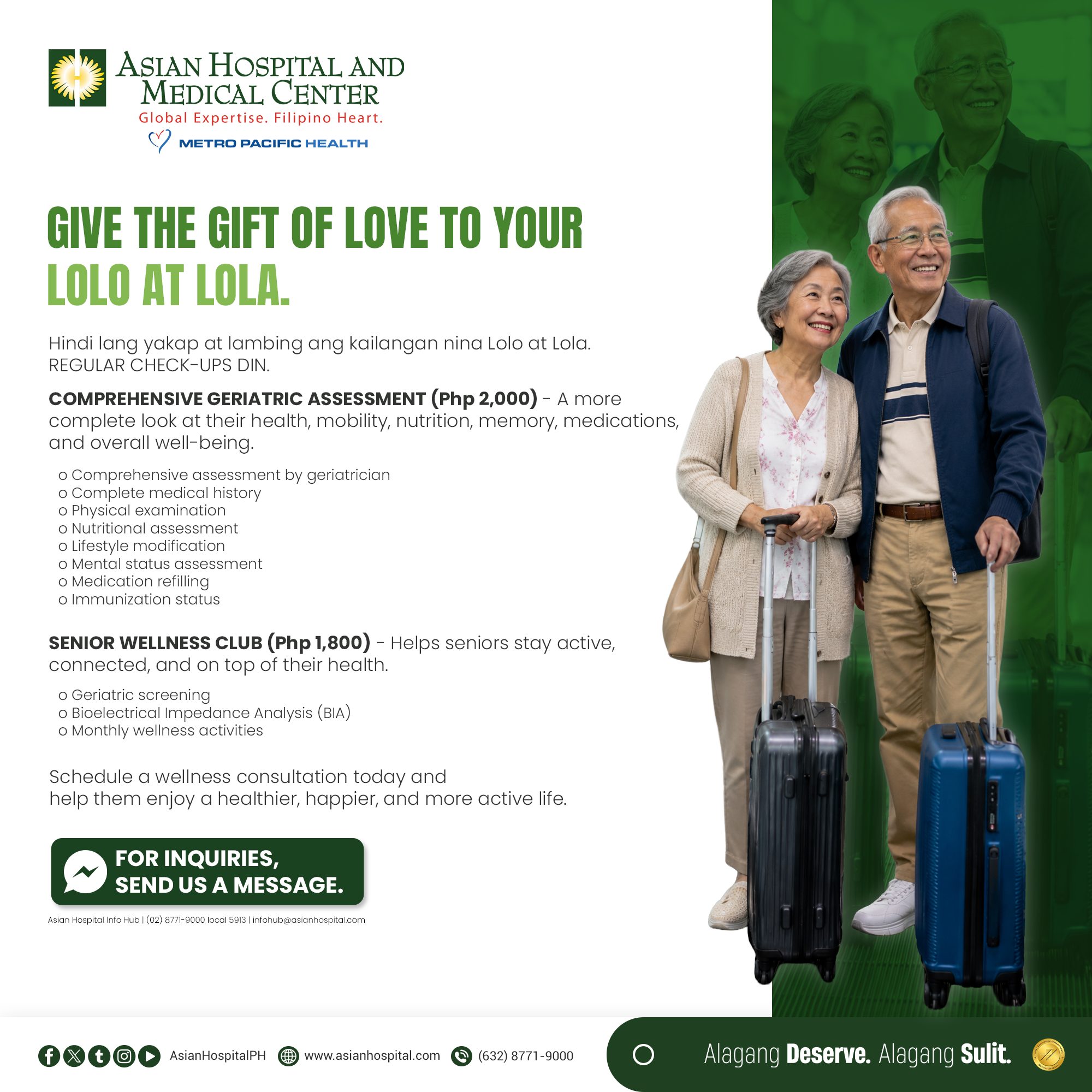 Asian Hospital and Medical Center Facebook ad