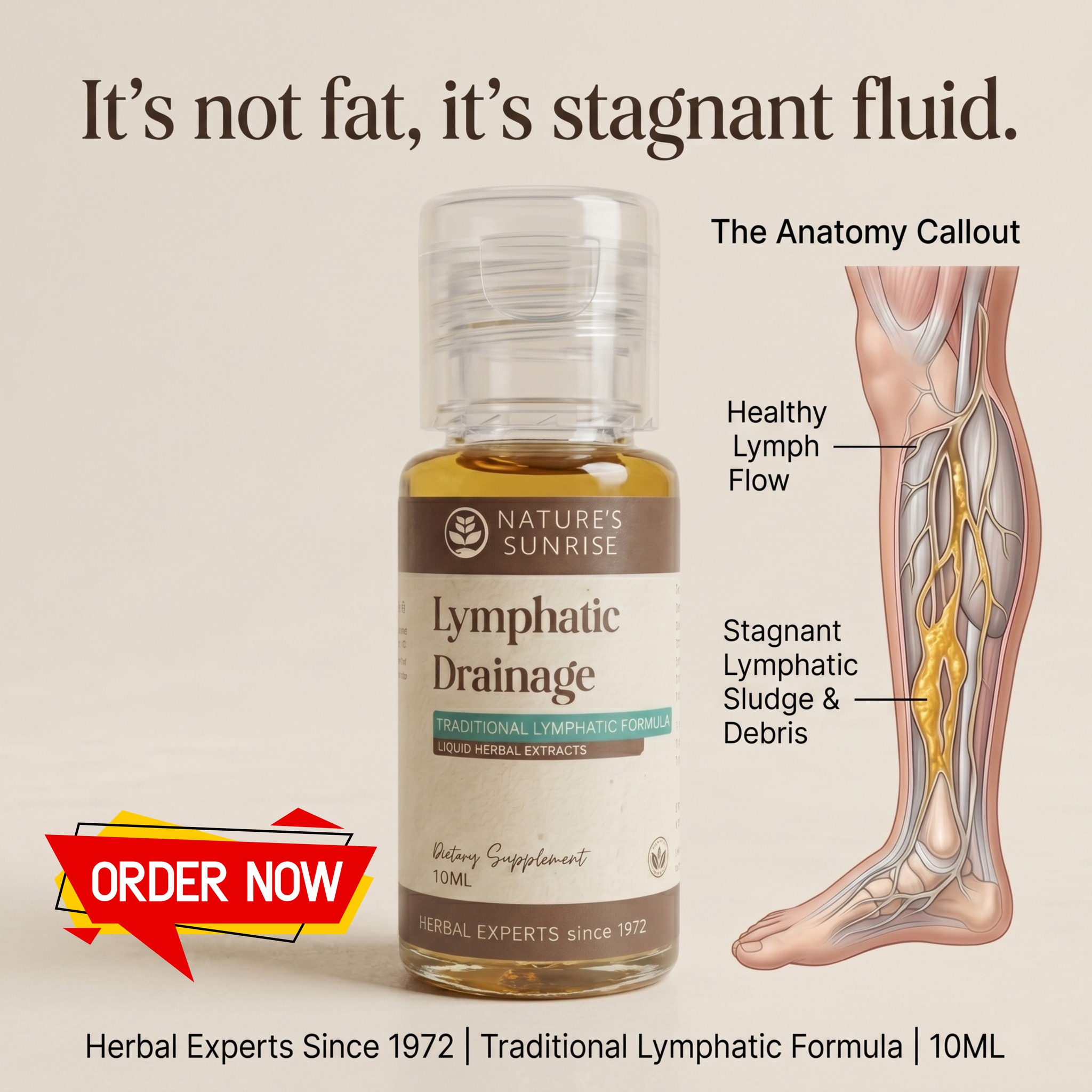 Nature's Sunrise - Lymphatic Support Drops Facebook ad