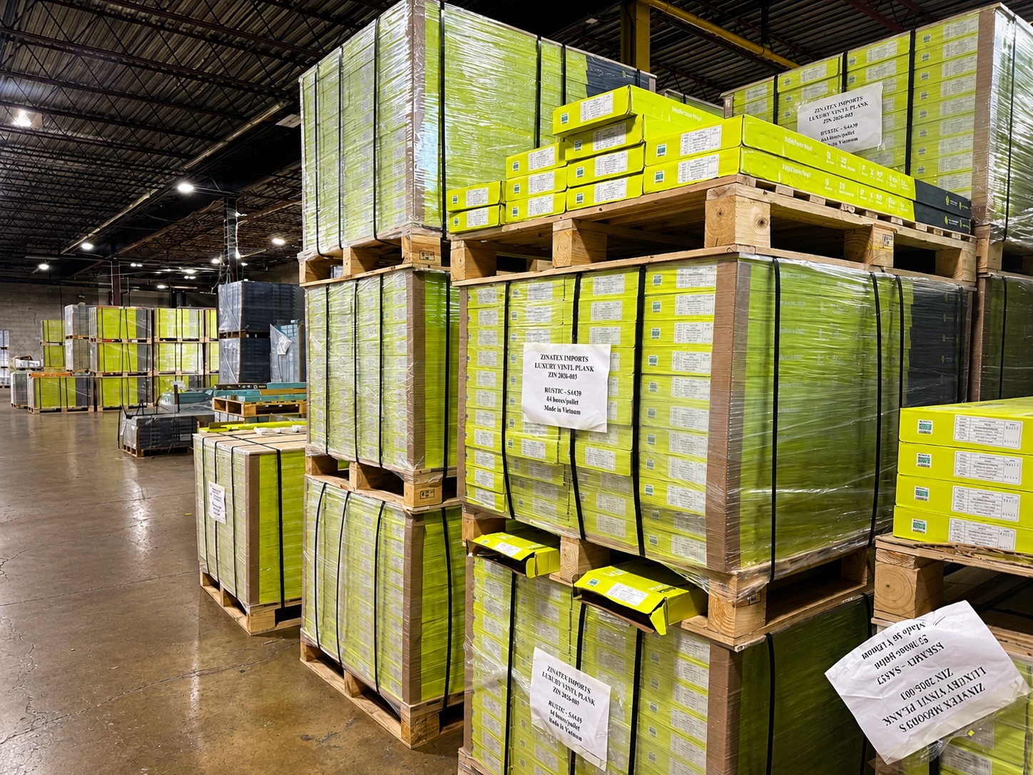 Mike Mezyan Facebook ad: Waterproof Vinyl Flooring Warehouse, Huge Selection In Stock