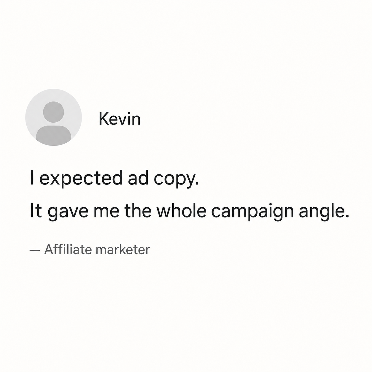 Anglestic Facebook ad