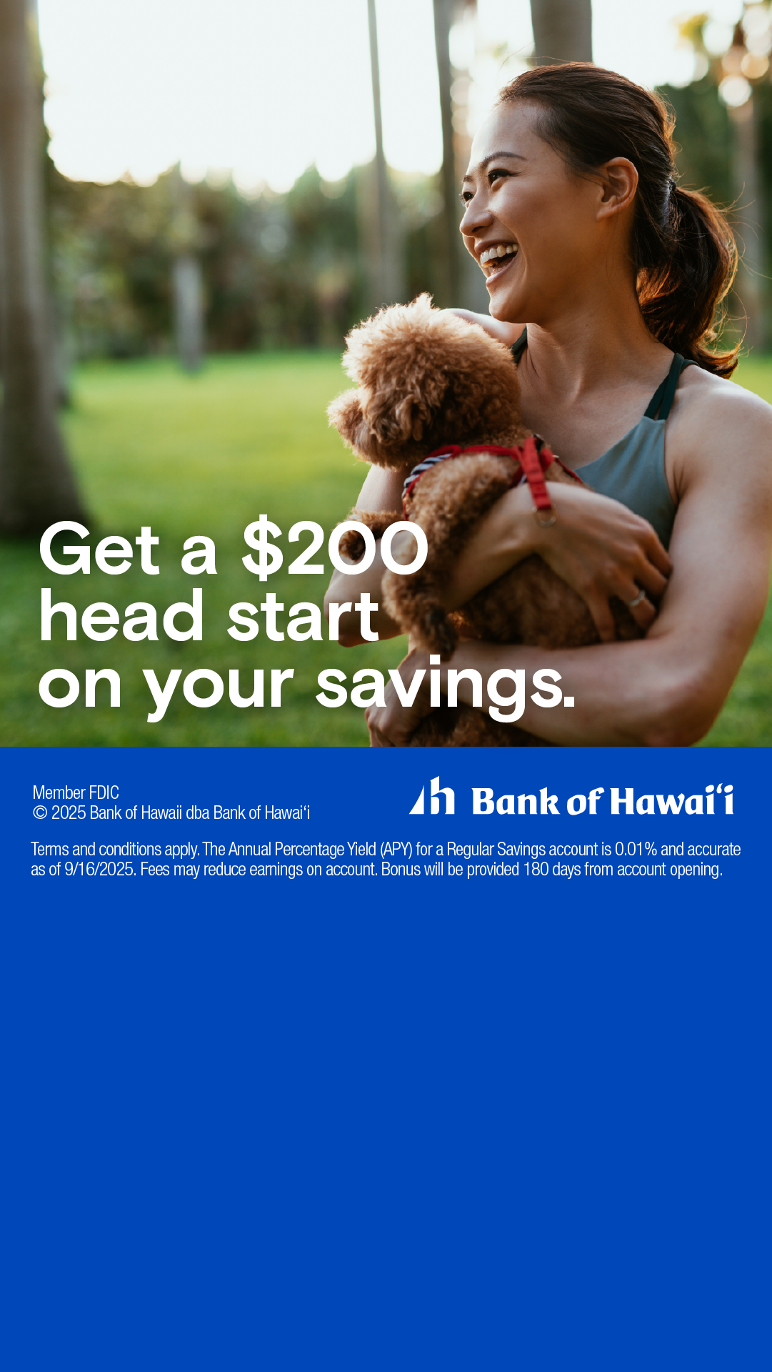 Bank of Hawaii Facebook ad
