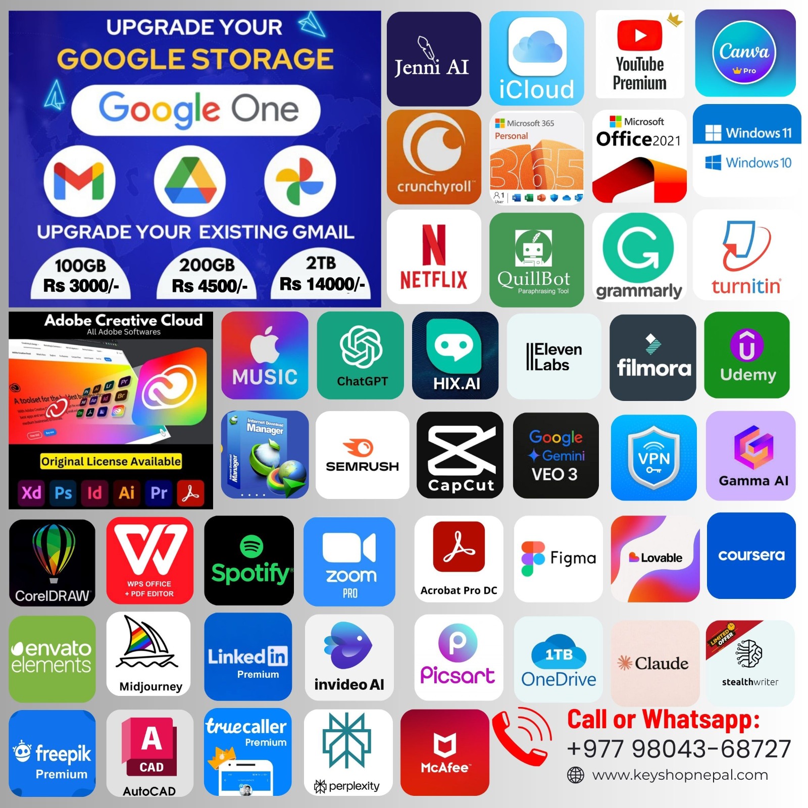 Key Shop Nepal Facebook ad: Chat with us
