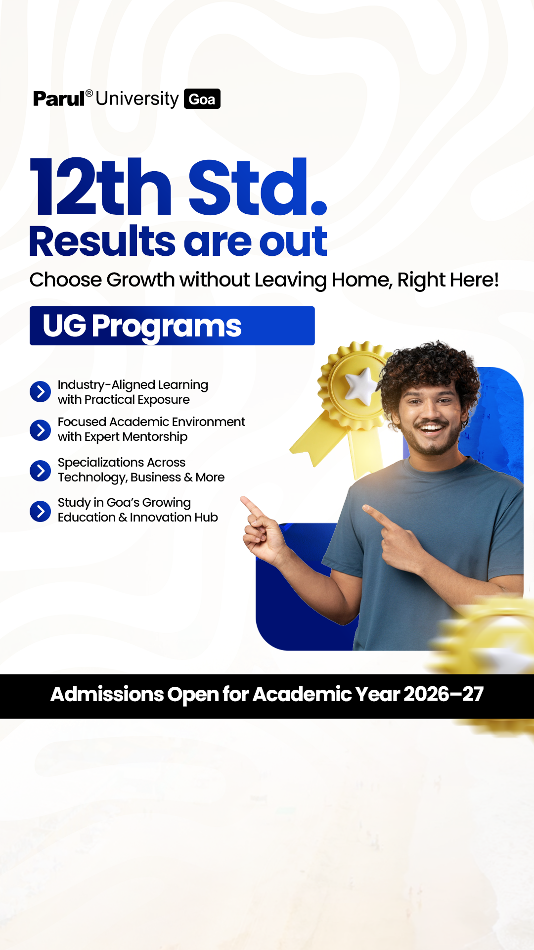 Parul University GOA Campus Facebook ad