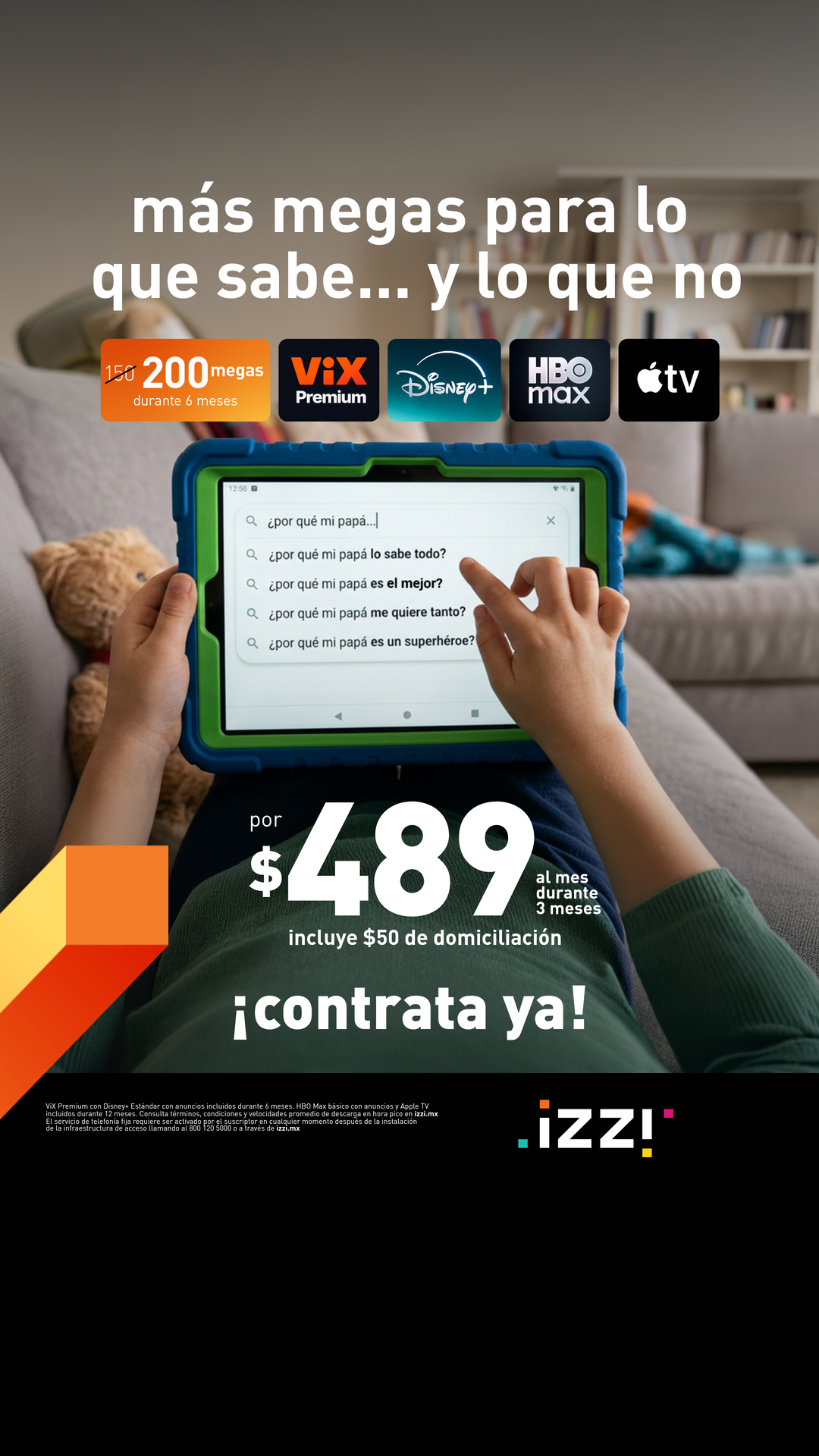 izzi telecom Facebook ad