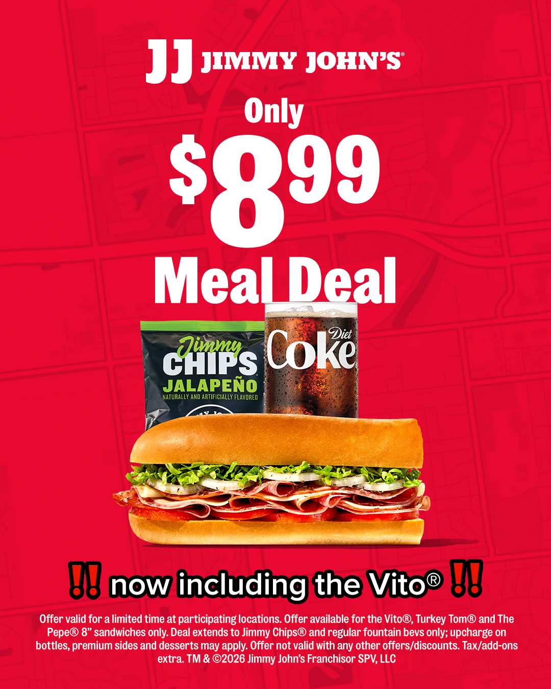 Jimmy John's Facebook ad