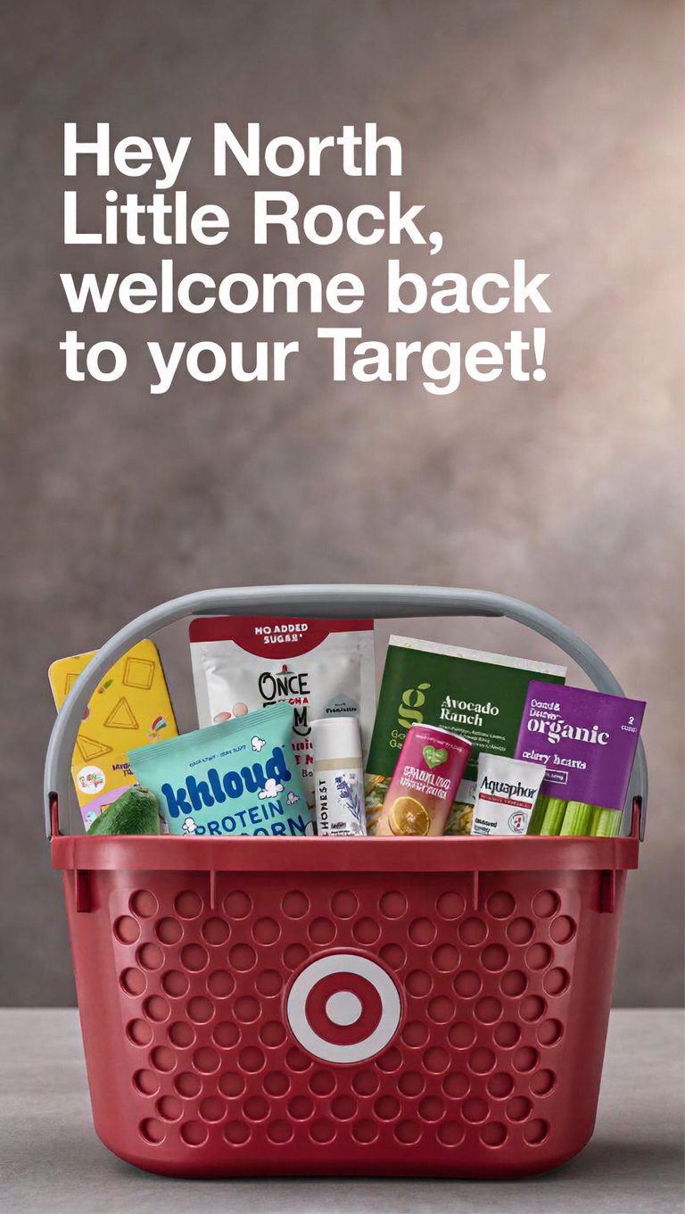 Target Facebook ad: Target Little Rock North Store, North Little Rock, AR
