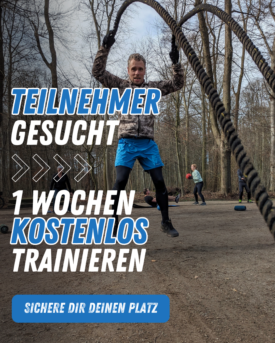Fit mit Sven Facebook ad: 1 Woche kostenfrei trainieren