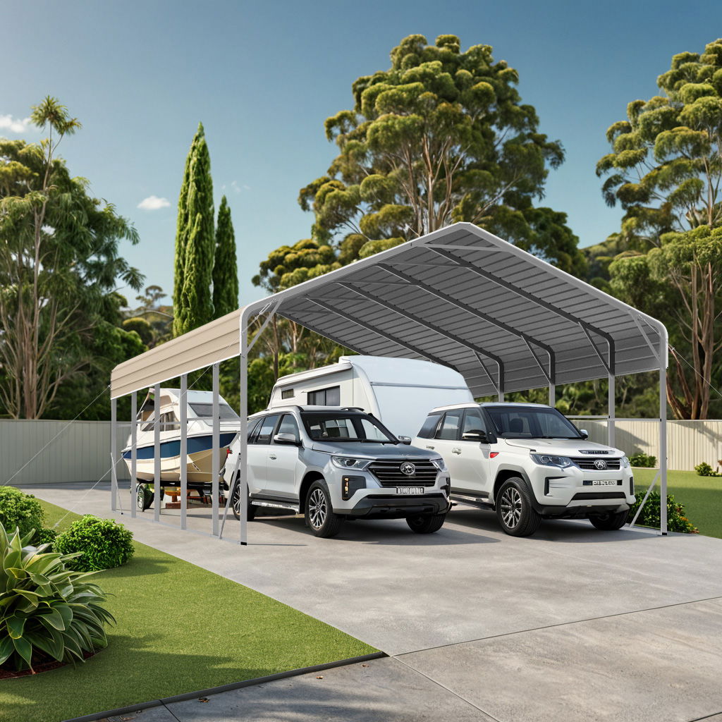 Wholesales Direct Facebook ad: up to 50% OFF Carport Sheds, Limited Time!