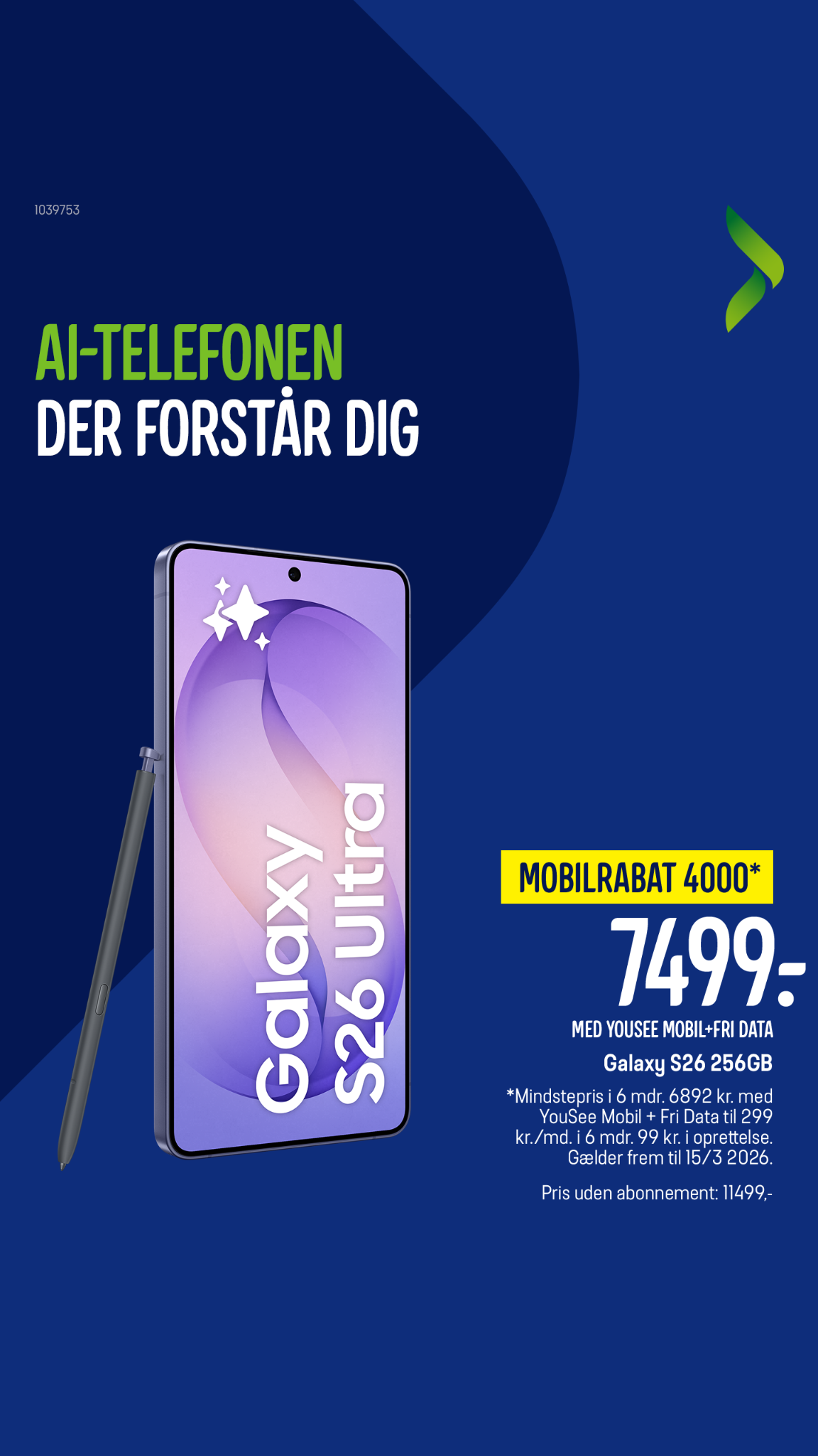 Elgiganten Gaming DK Facebook ad from Mar 11, 2026