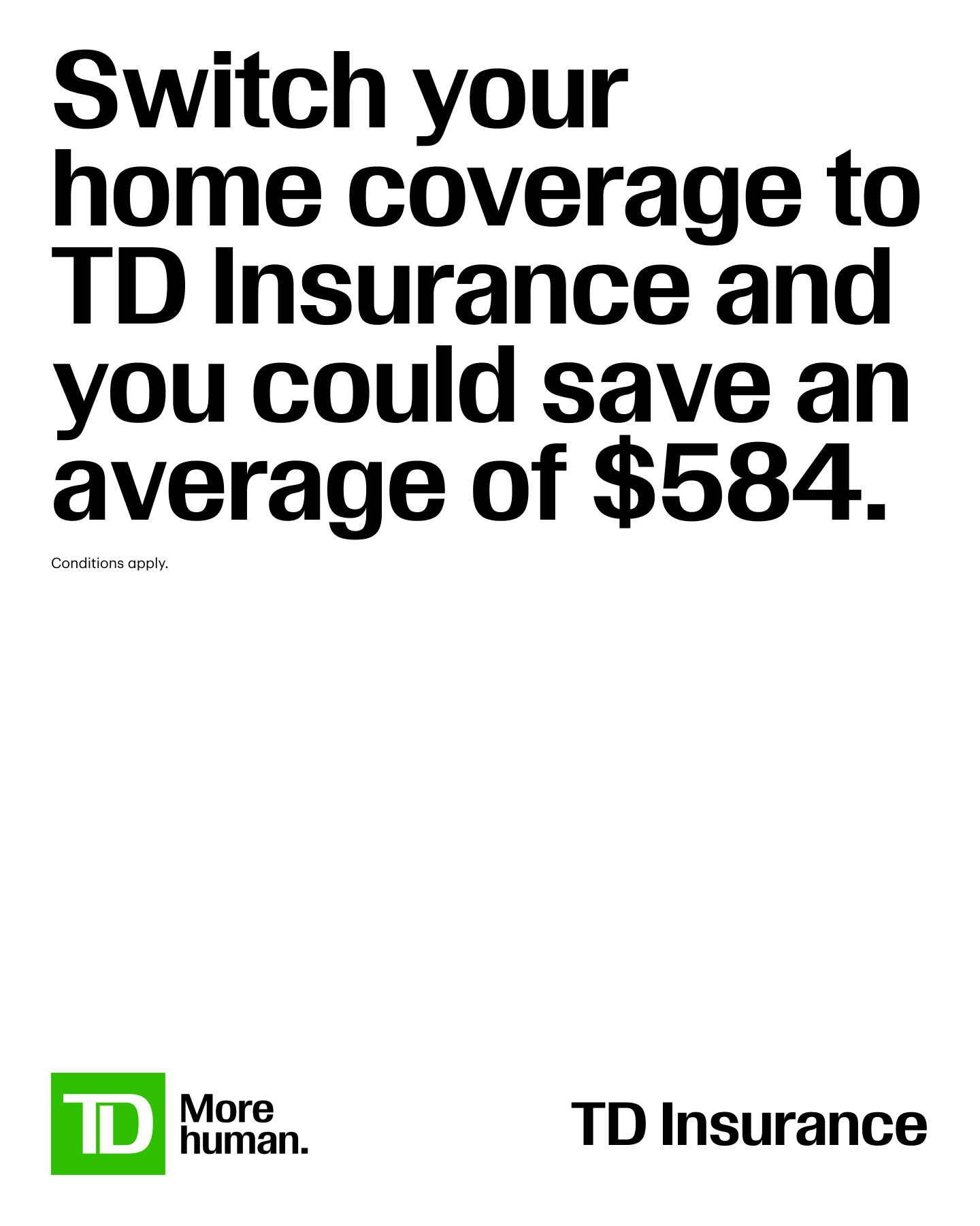 TD Insurance Facebook ad