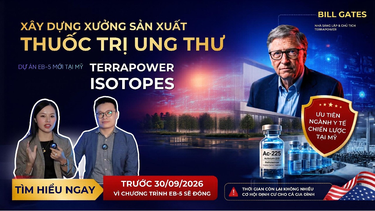 EU Immi - Định Cư Toàn Cầu Facebook ad: Dự án xây dựng xưởng SẢN XUẤT THUỐC TRỊ UNG THƯ của TỶ PHÚ…