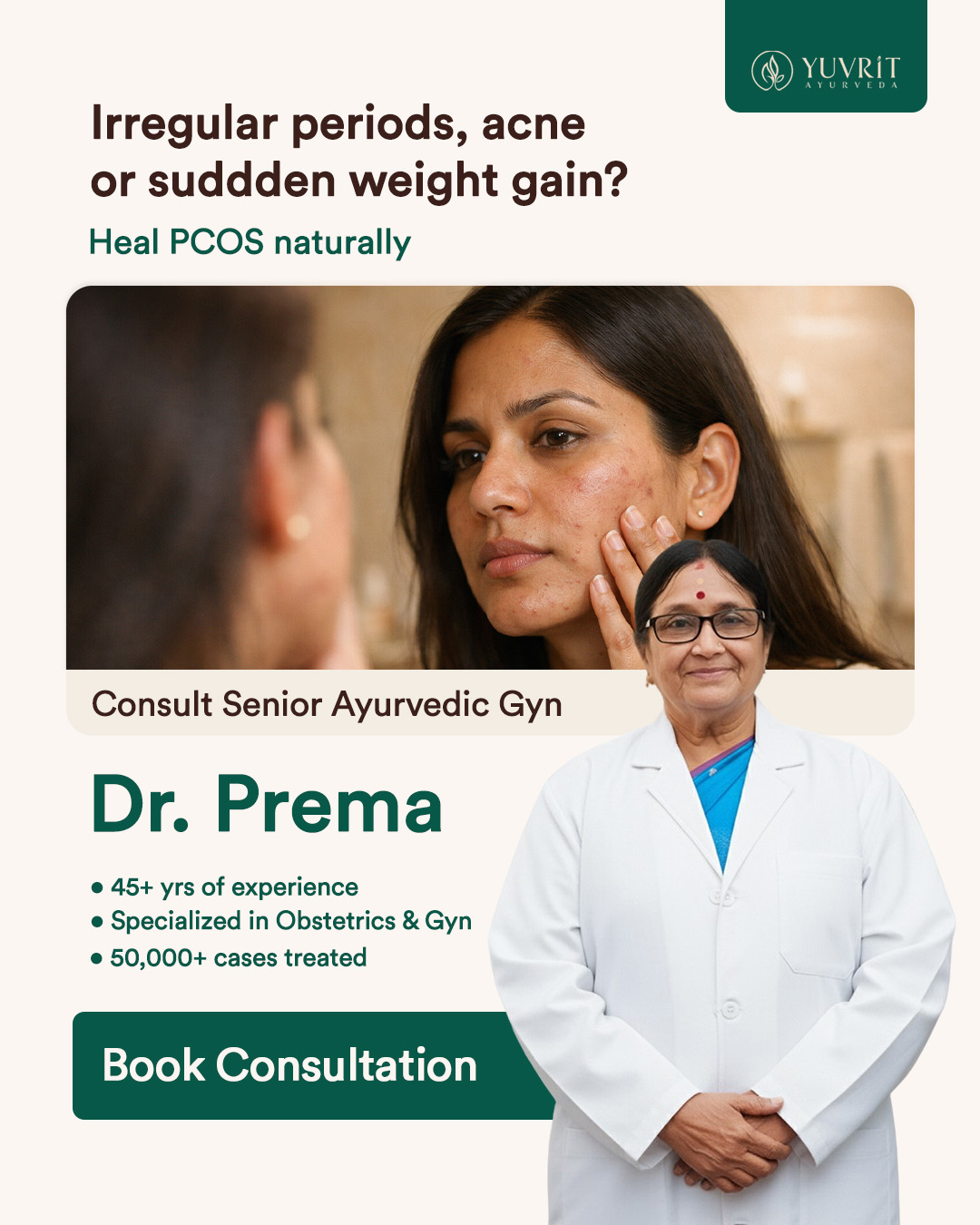 Yuvrit Ayurveda Facebook ad