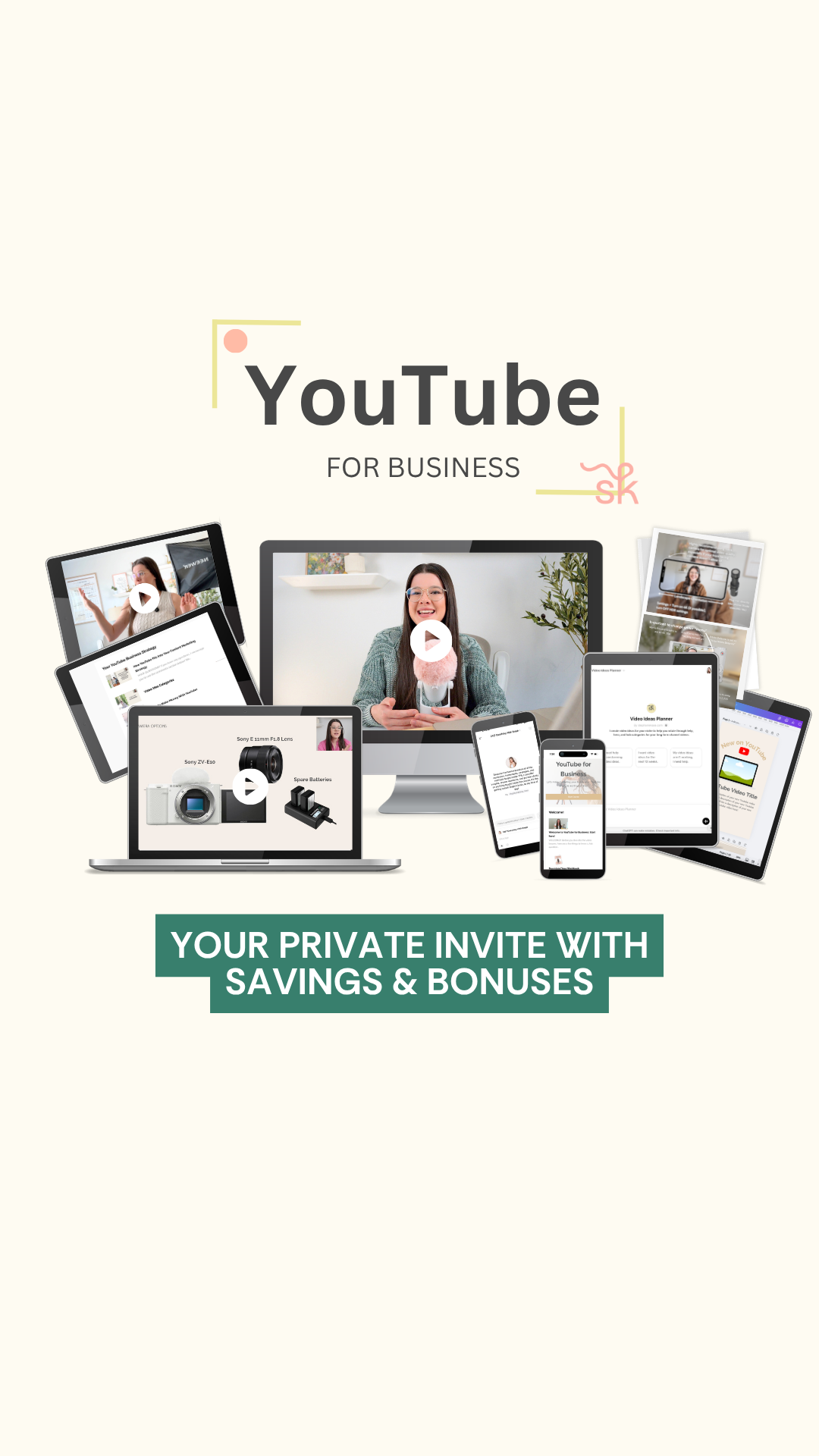 Stephanie Kase Facebook ad: How 350+ small business owners are winning on YouTube