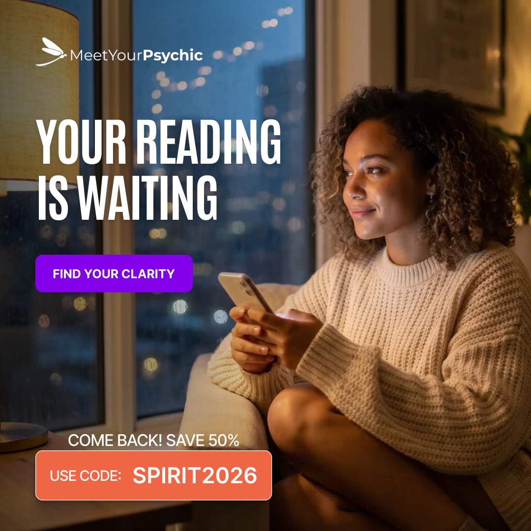 Meet Your Psychic Facebook ad: Your Reading is Waiting.