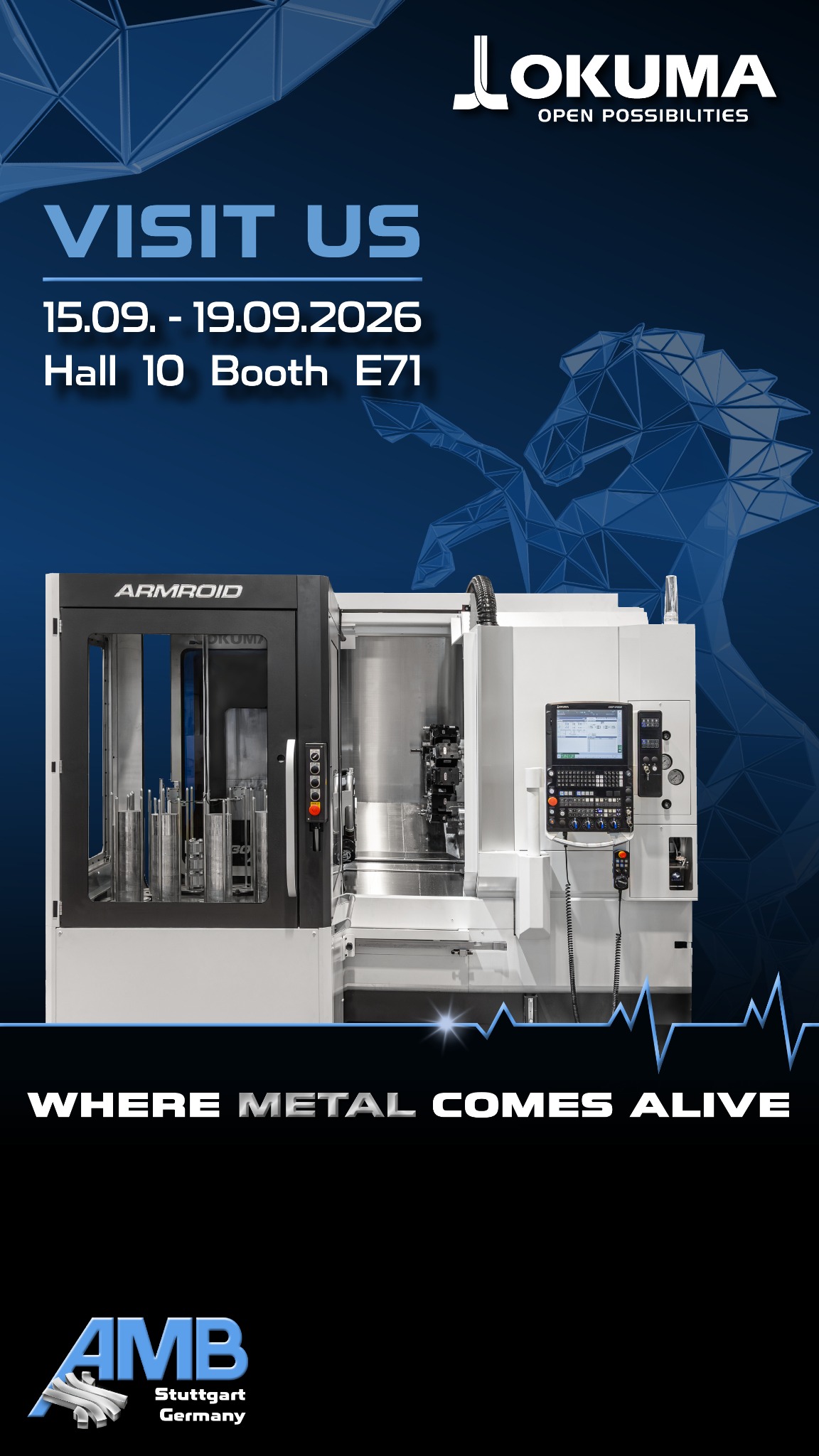 Okuma Europe GmbH Facebook ad