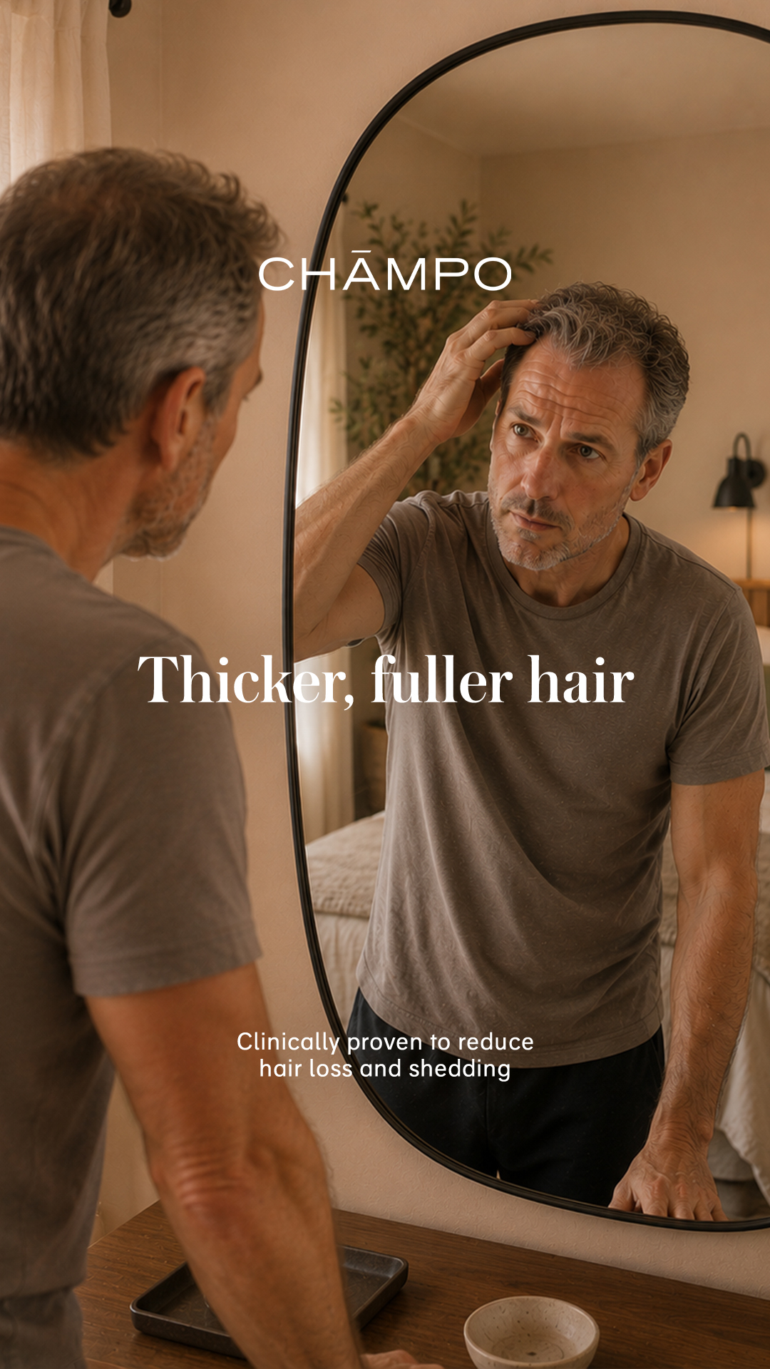 Chāmpo Haircare Facebook ad