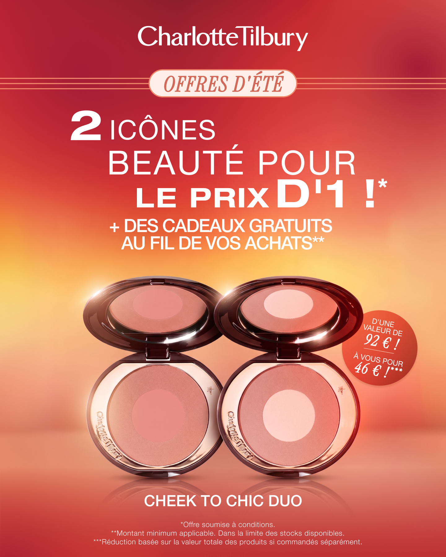 Charlotte Tilbury Facebook ad