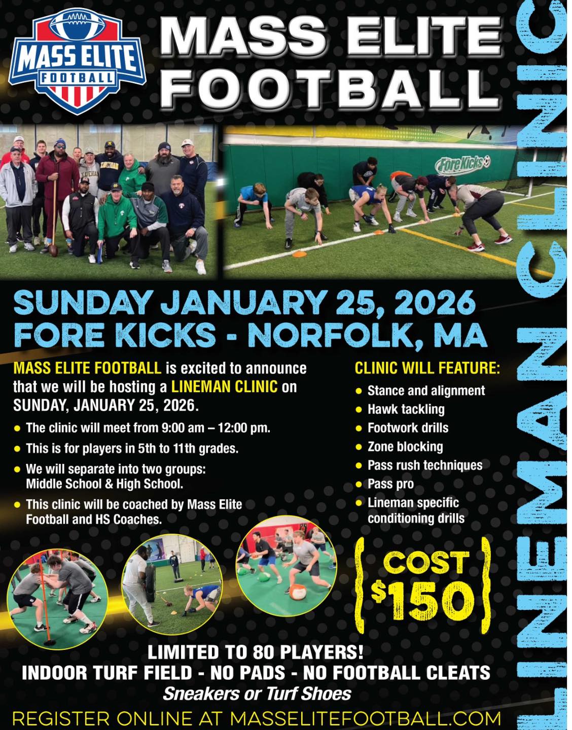 Mass Elite Football Facebook ad: Still looking for that perfect for your player?