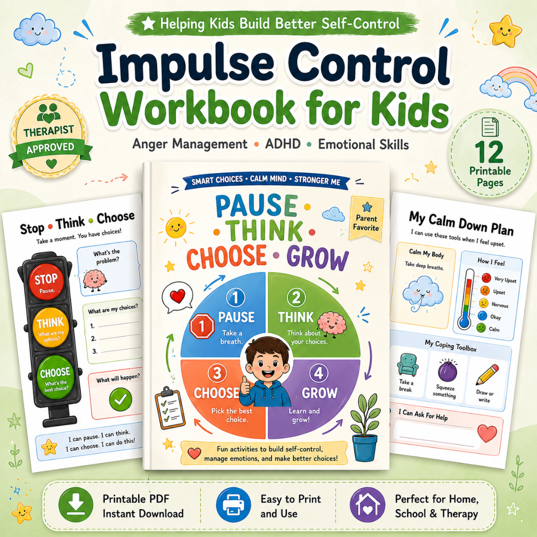 Calm Corner Kids Facebook ad: Does your child struggle with impulsive behavior, big…