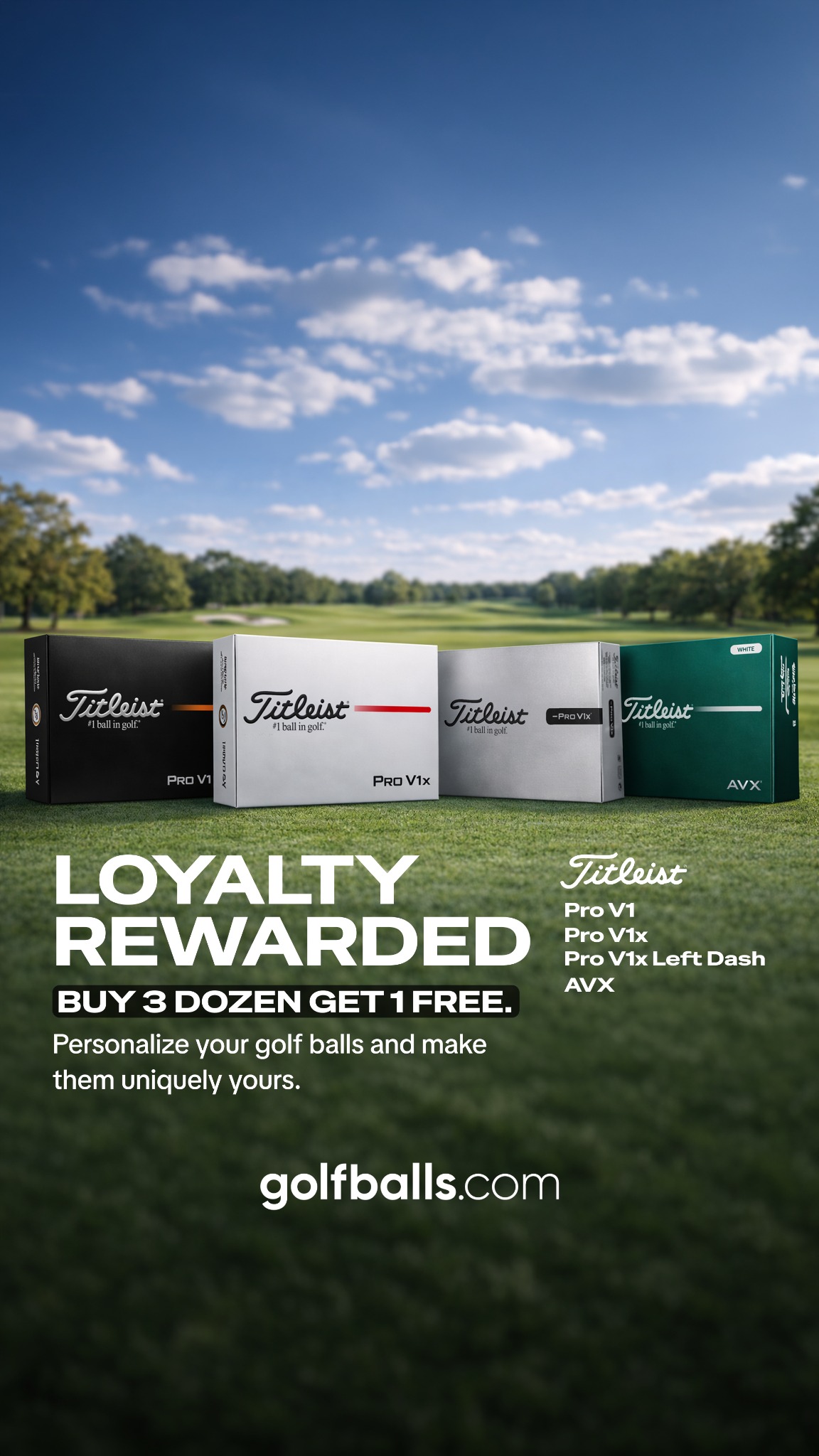 Golfballs.com Facebook ad
