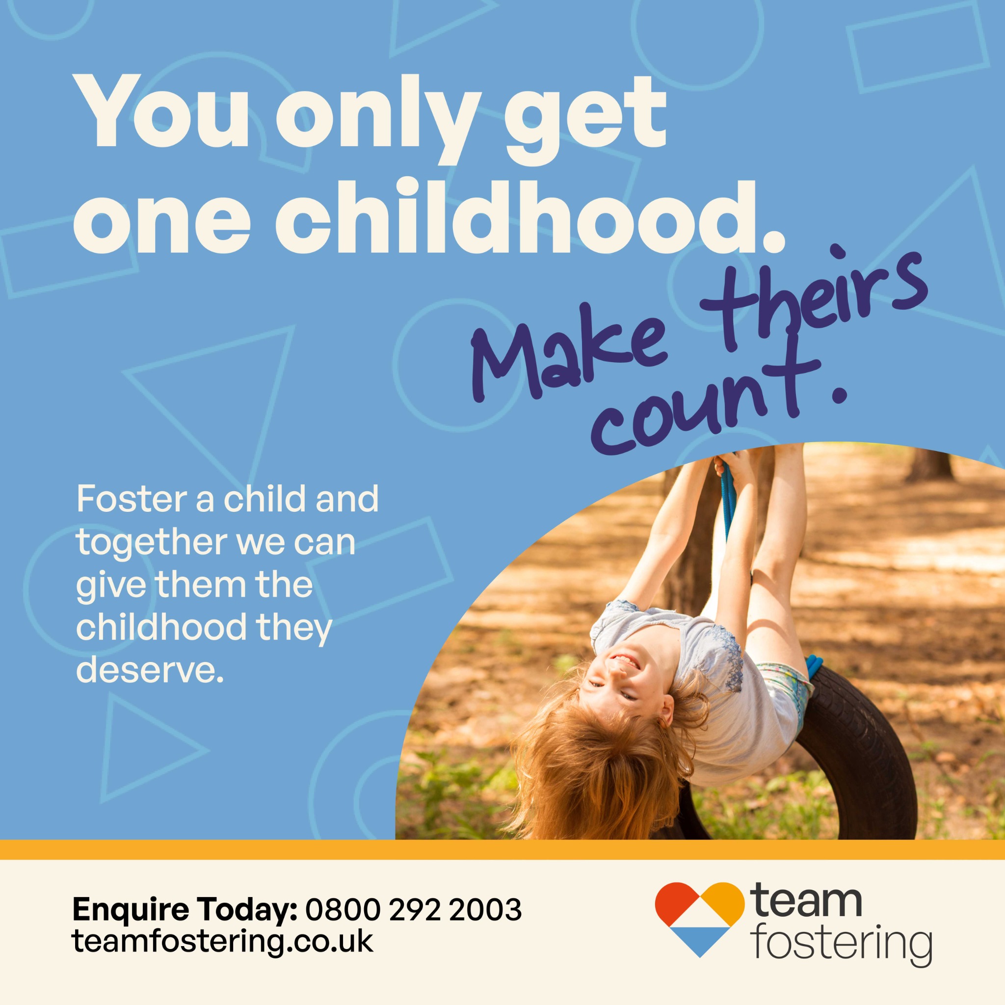 Team Fostering Facebook ad