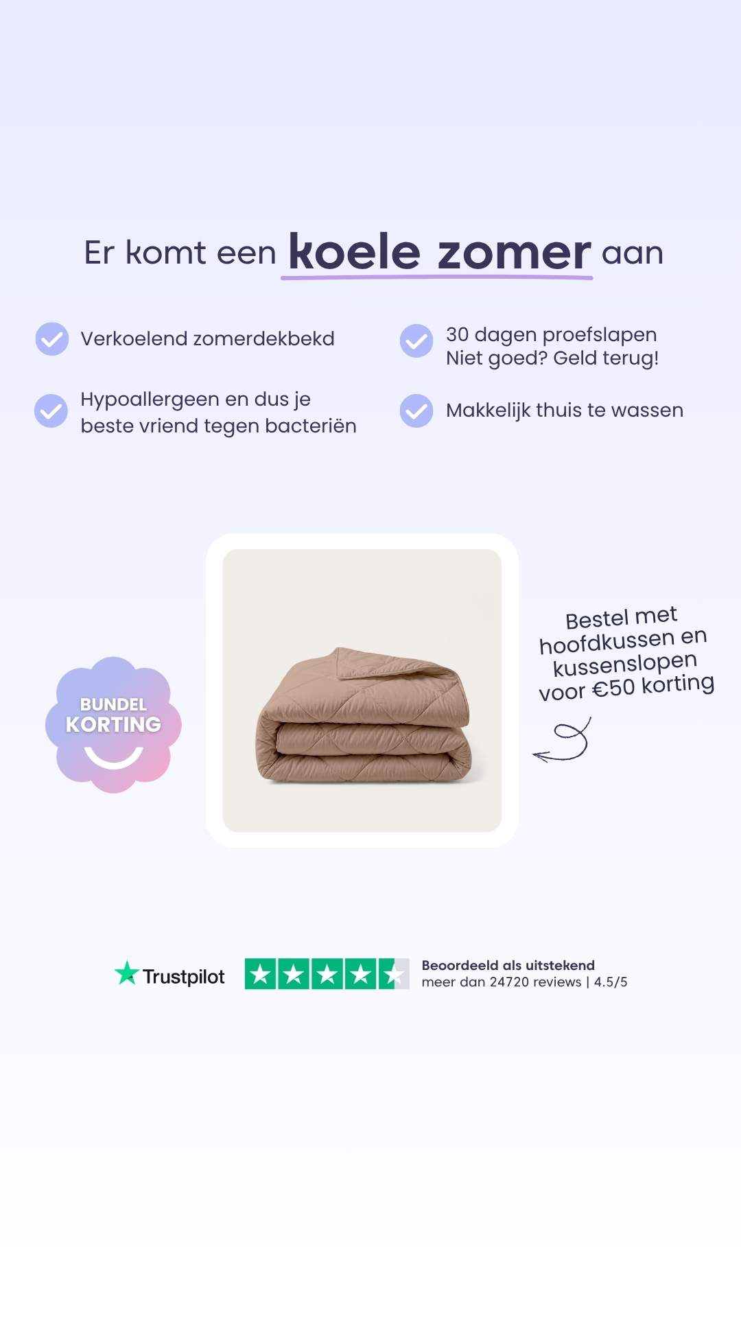 HappyBed Facebook ad