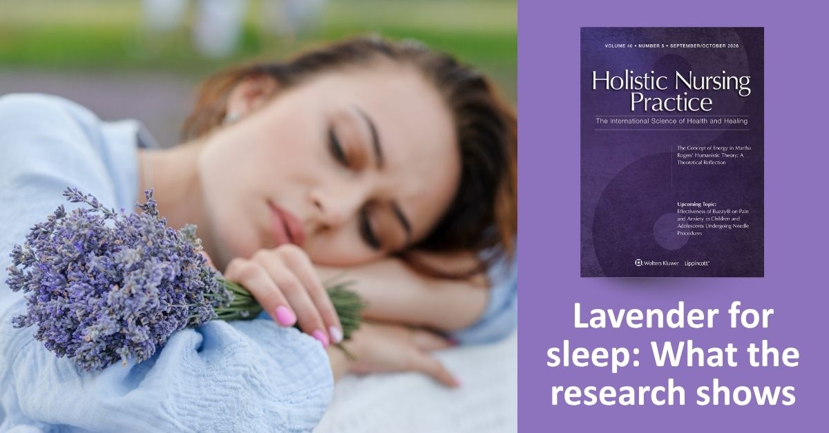 Lippincott NursingCenter Facebook ad: Does lavender oil improve sleep in adults?