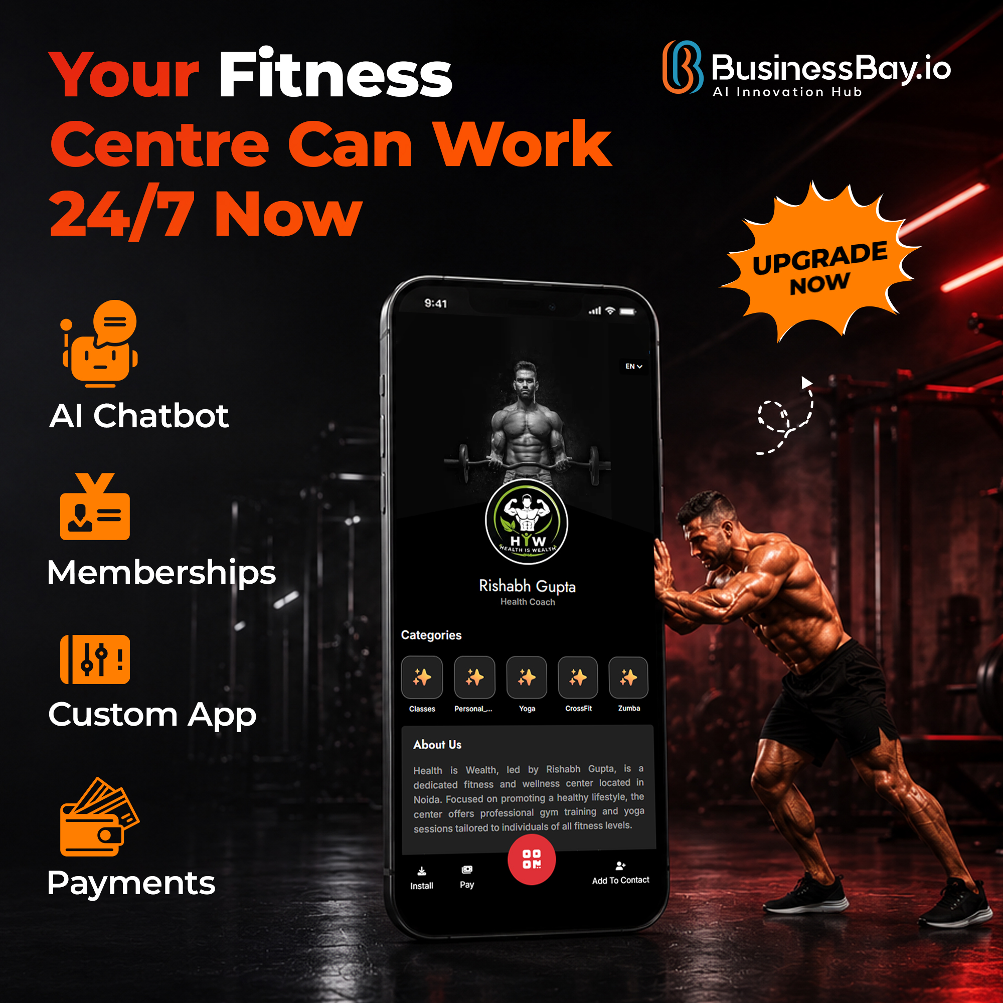 Business Bay Facebook ad