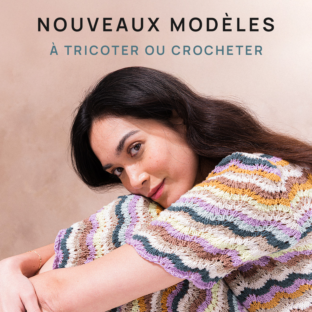 Happywool.com Facebook ad: Les nouveaux Modèles
