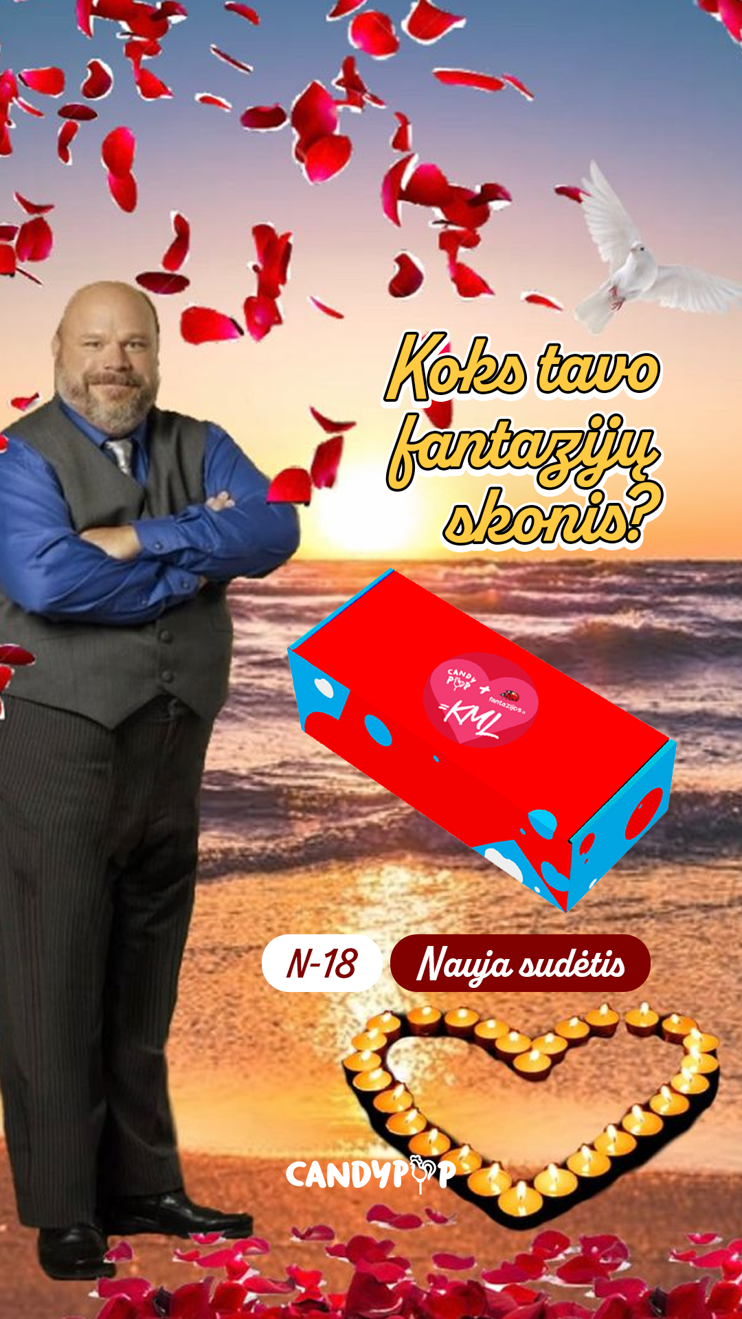 Candy POP Facebook ad