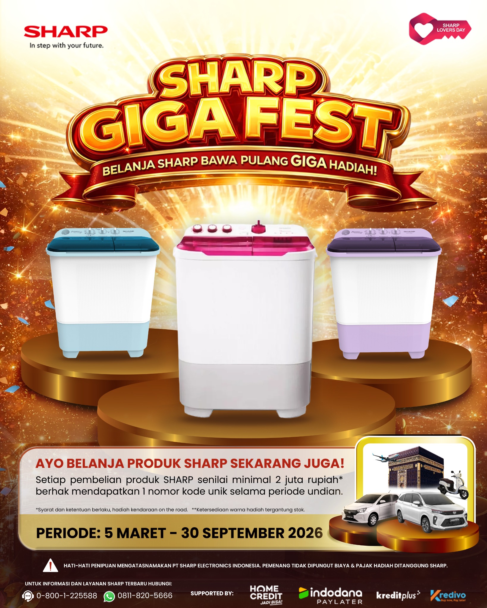 Sharp Electronics Indonesia Facebook ad