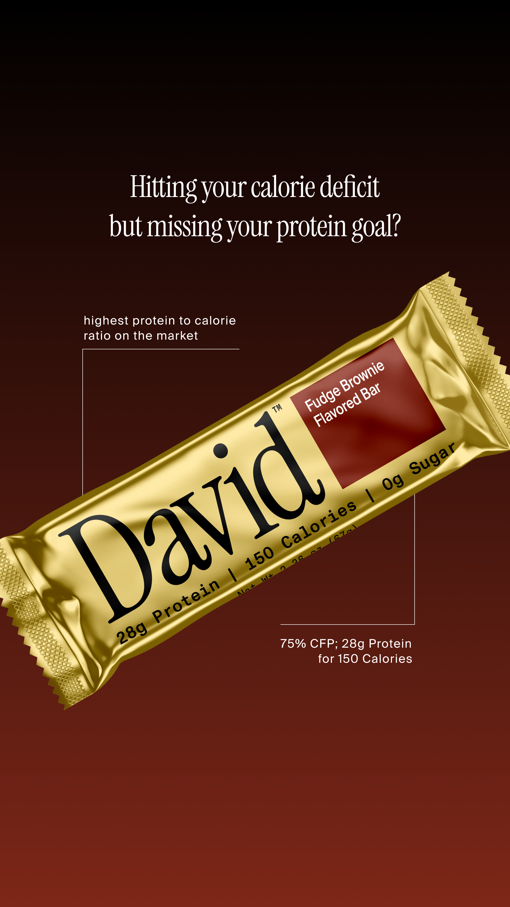David Protein Facebook ad