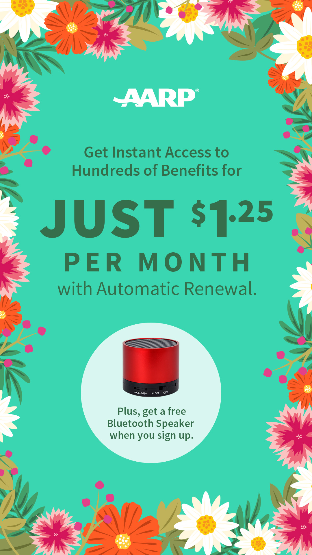 AARP Facebook ad