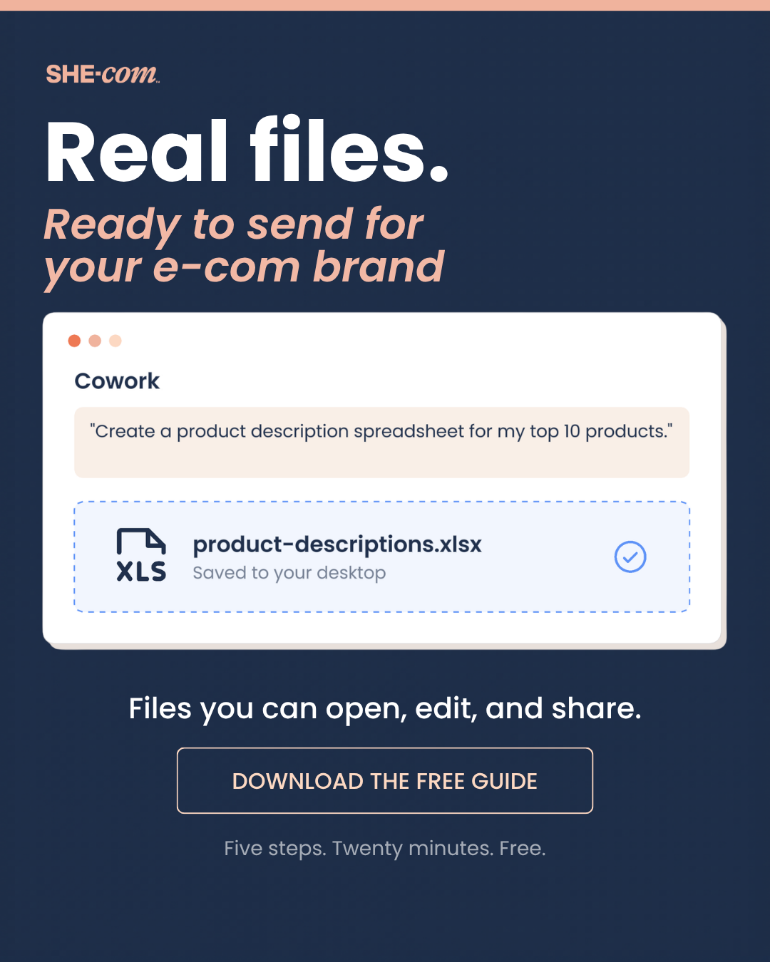 SHE-com Community For Women in Ecommerce Facebook ad