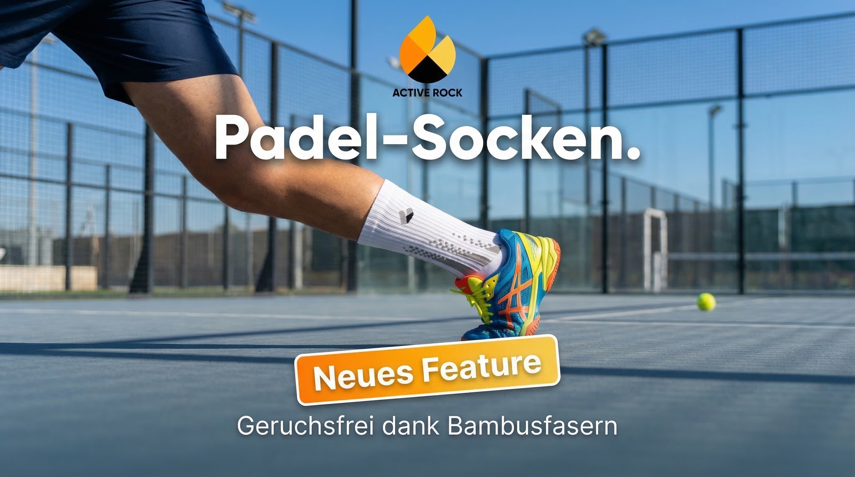 Active Rock Facebook ad: Die ultimativen Padel-Socken