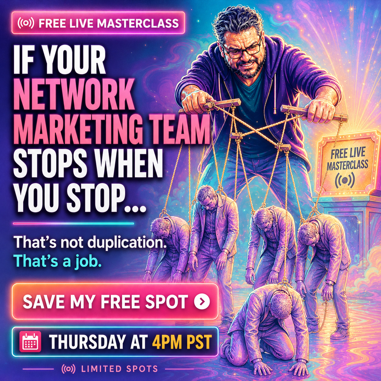 Attraction Marketing Facebook ad