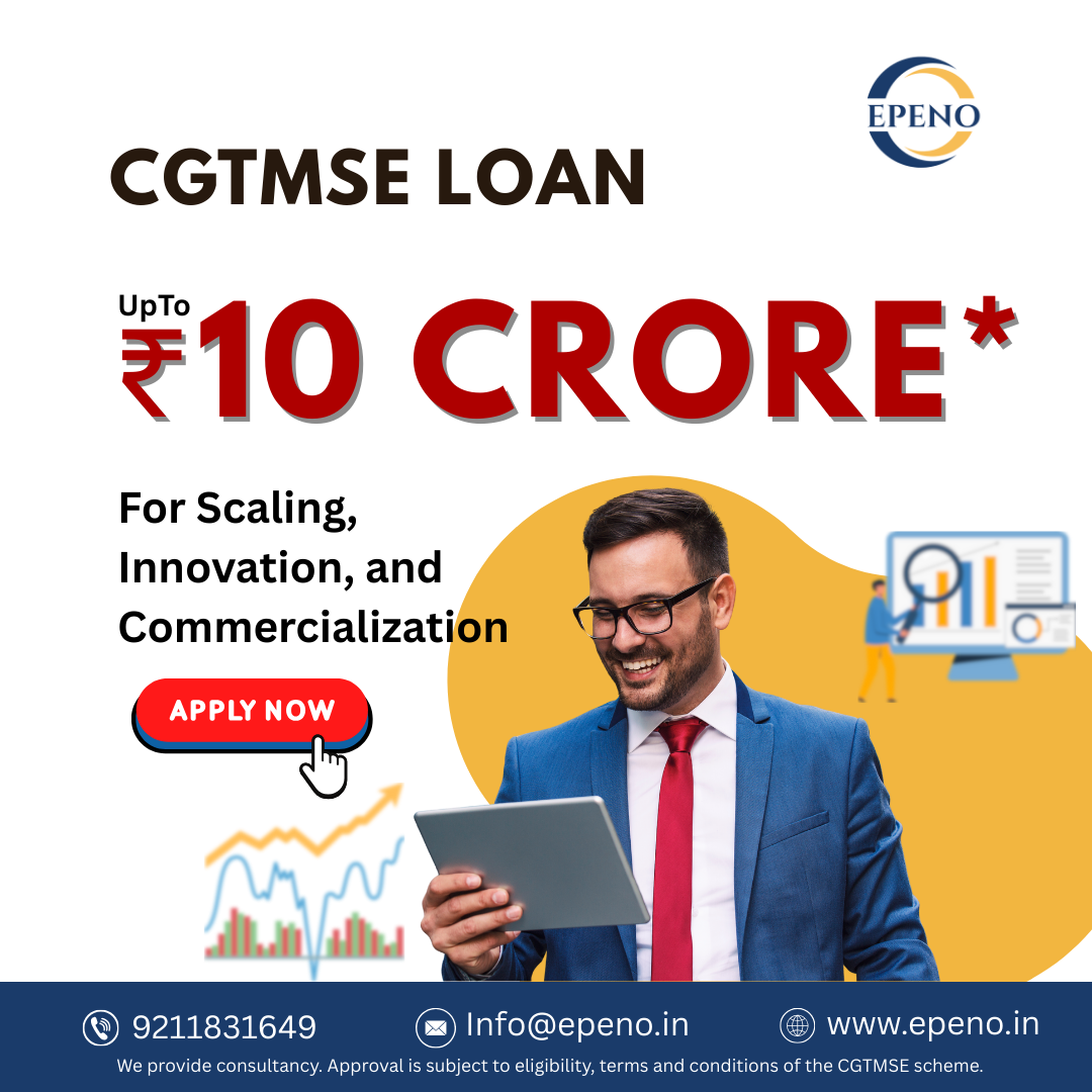 Epeno Advisory Private Limited Facebook ad: Apply for CGTMSE Loan