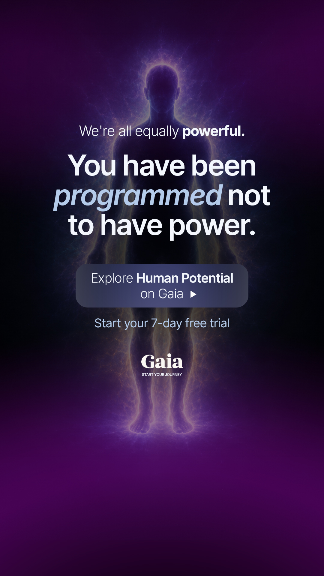 Gaia Facebook ad