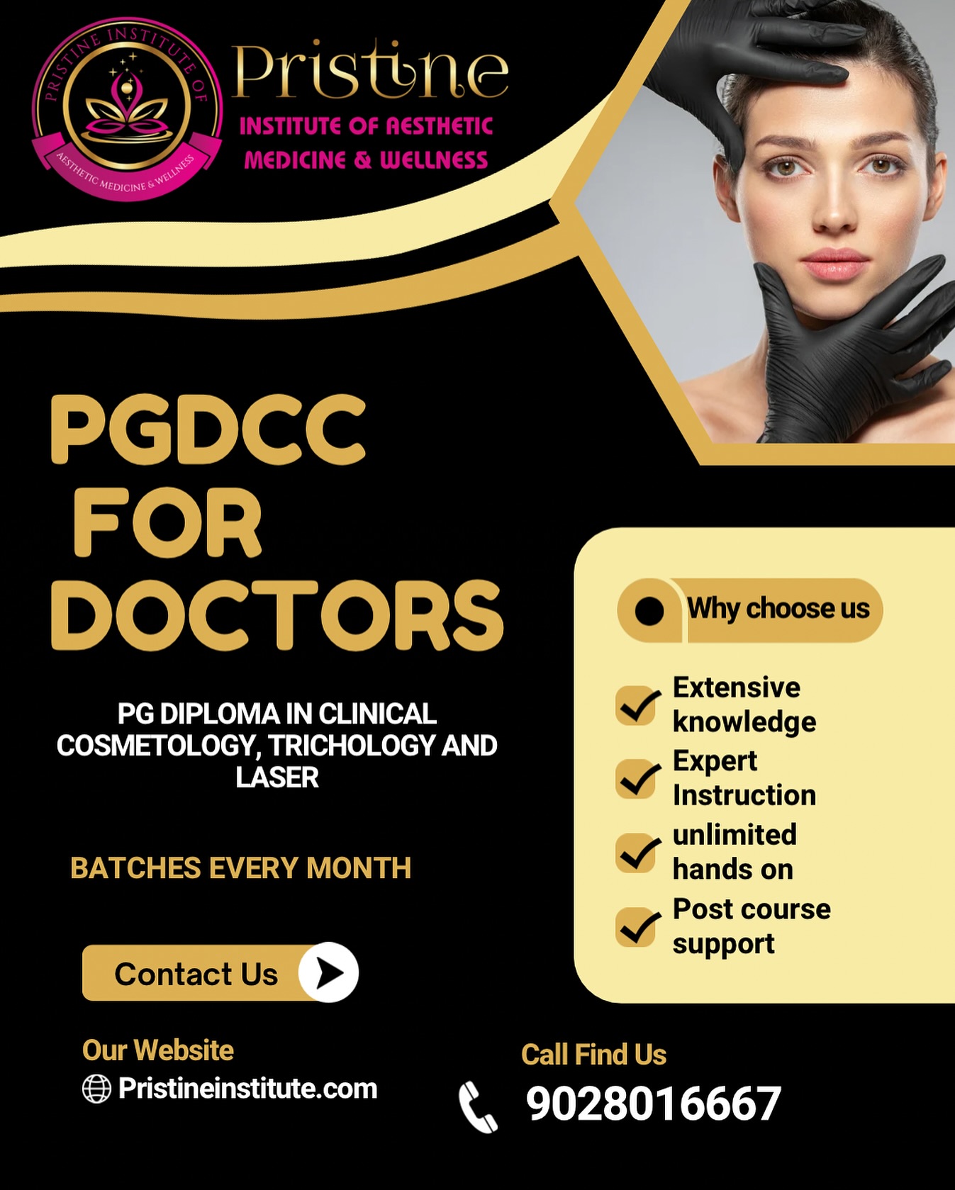 Pristine Institute of Aesthetic Medicine and wellness Facebook ad: Greetings from PRISTINE INSTITUTE OF AESTHETIC MEDICINE AND…