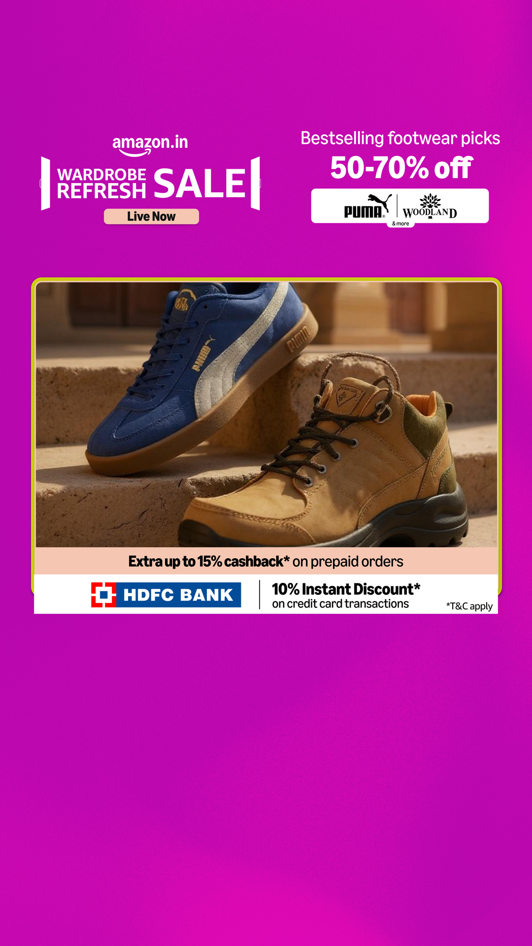 Amazon India Facebook ad