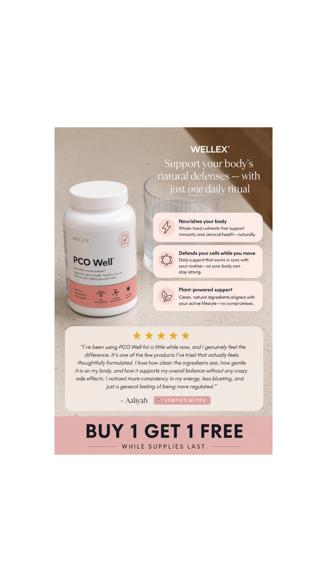Wellex Facebook ad