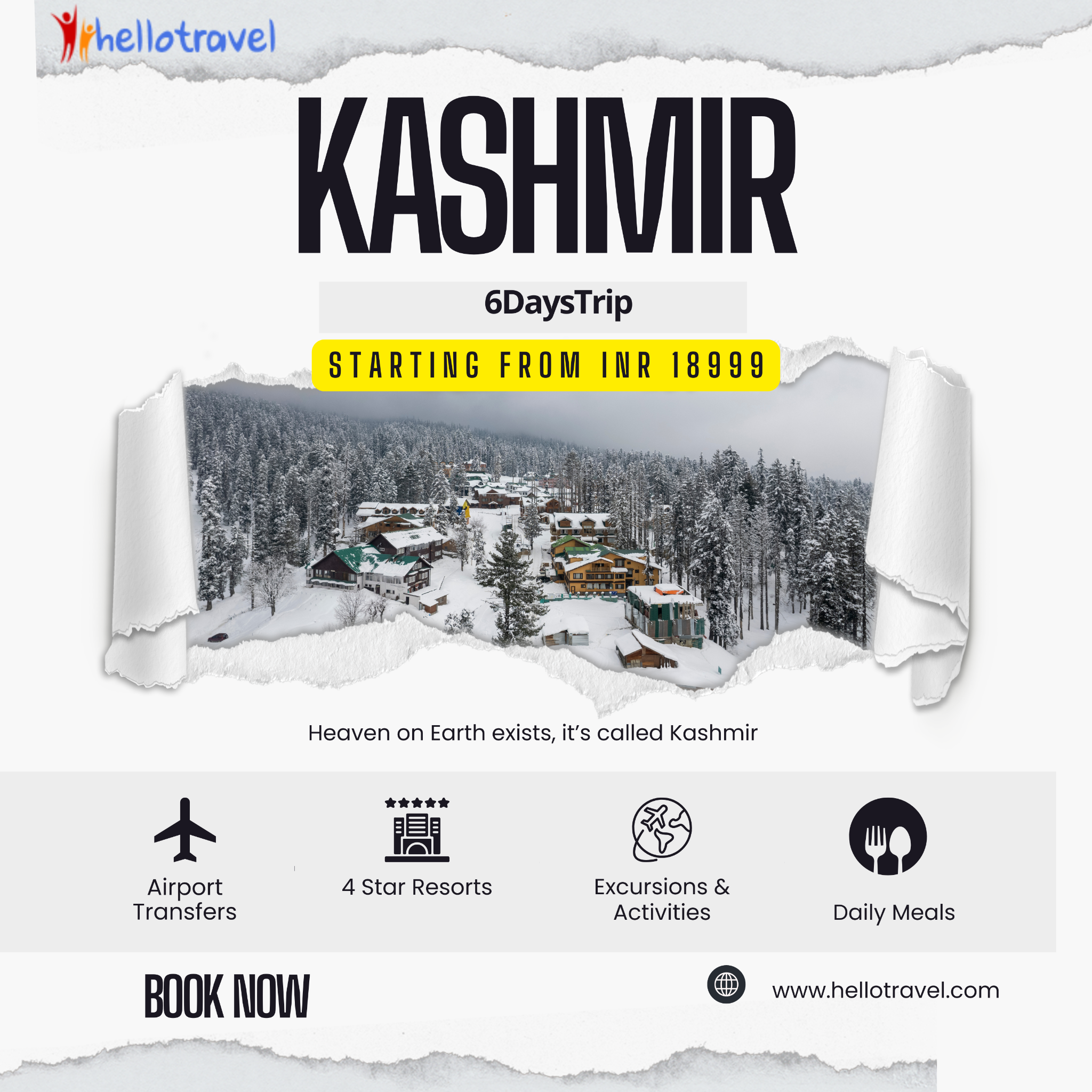 HelloTravel Facebook ad