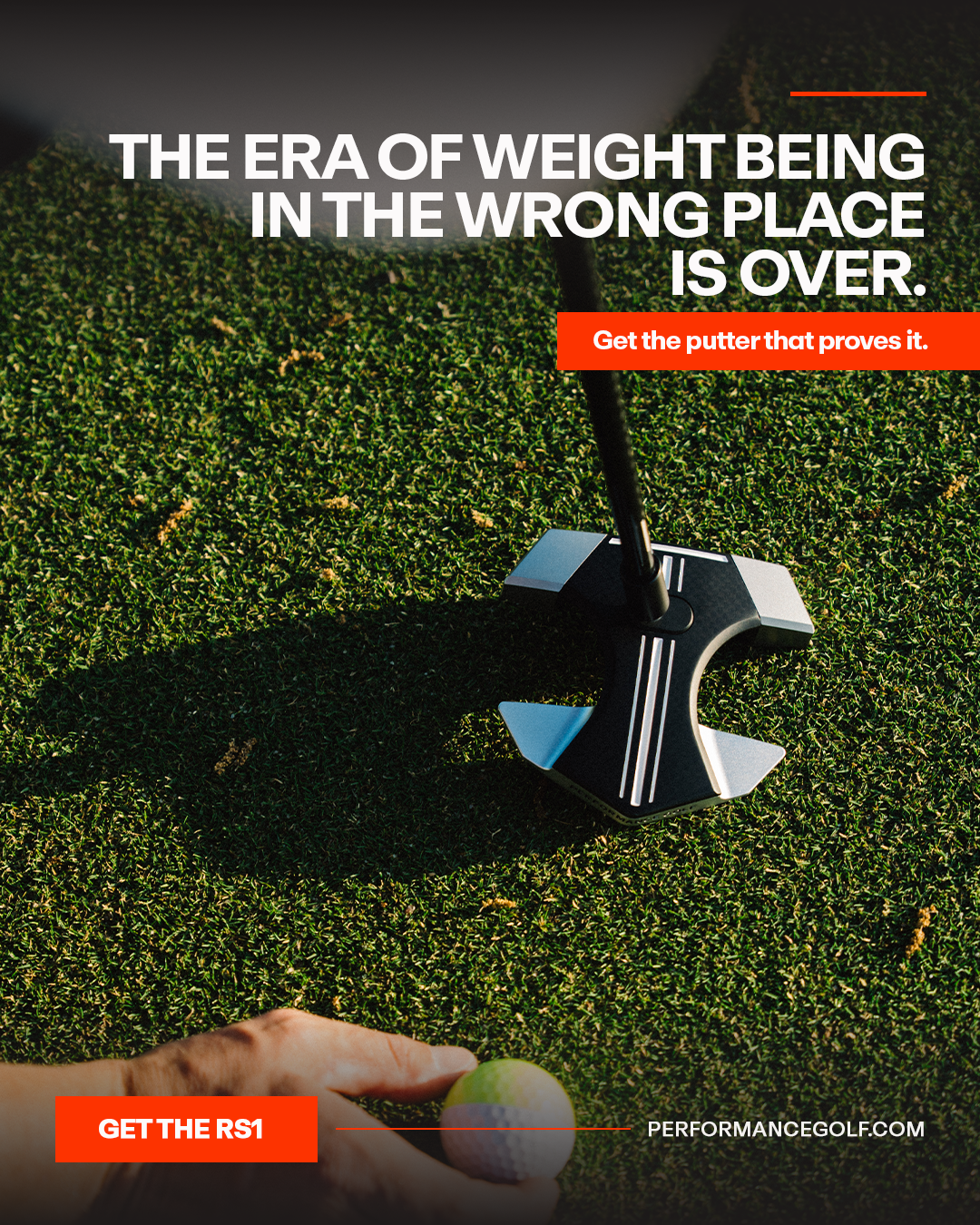 Performance Golf Facebook ad