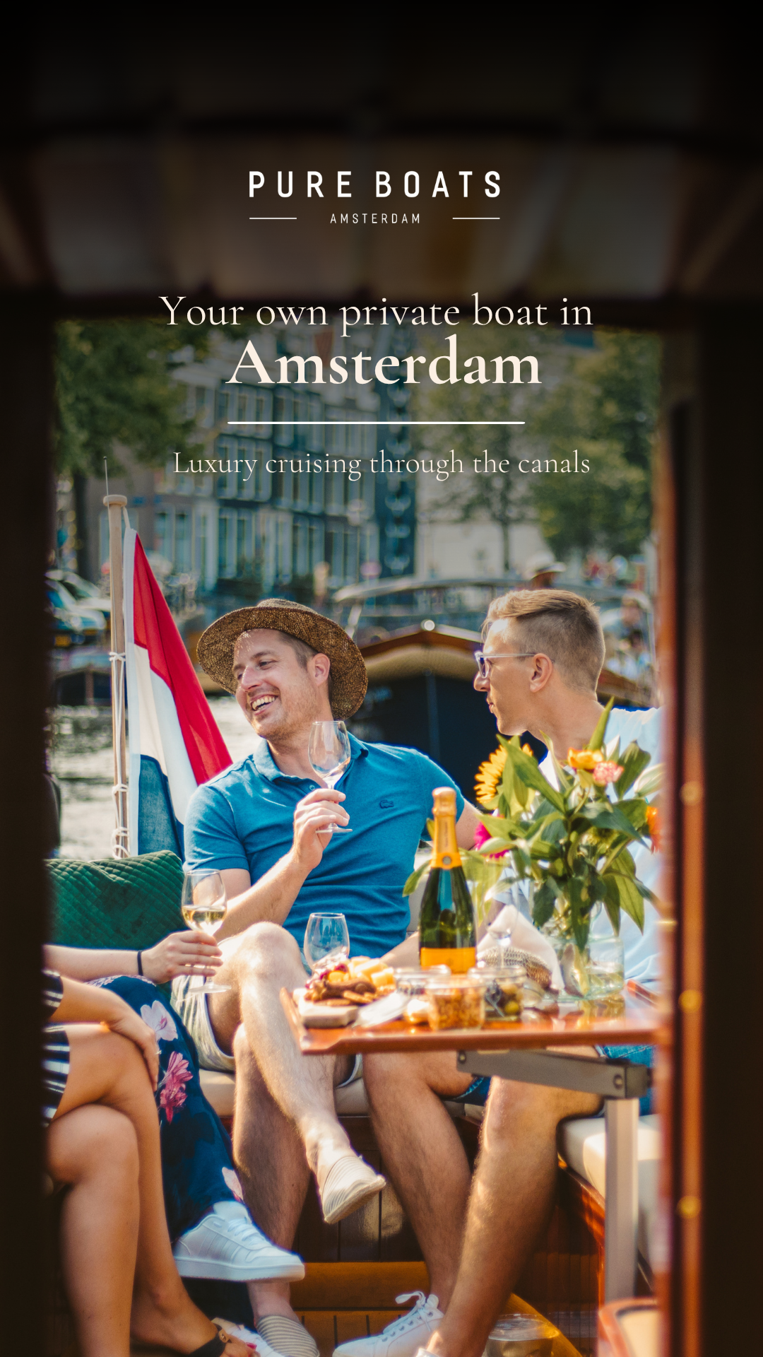 Pure Boats Amsterdam Facebook ad