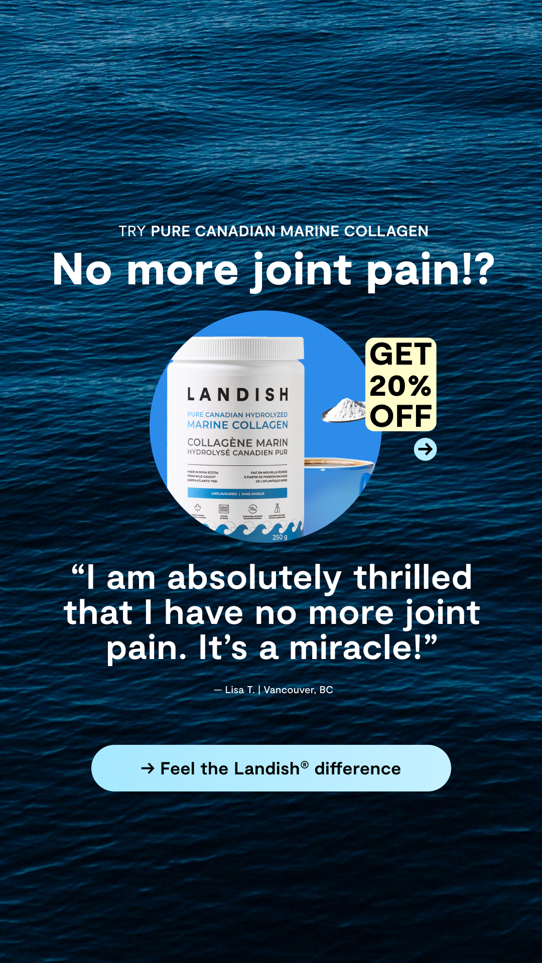 Landish Facebook ad