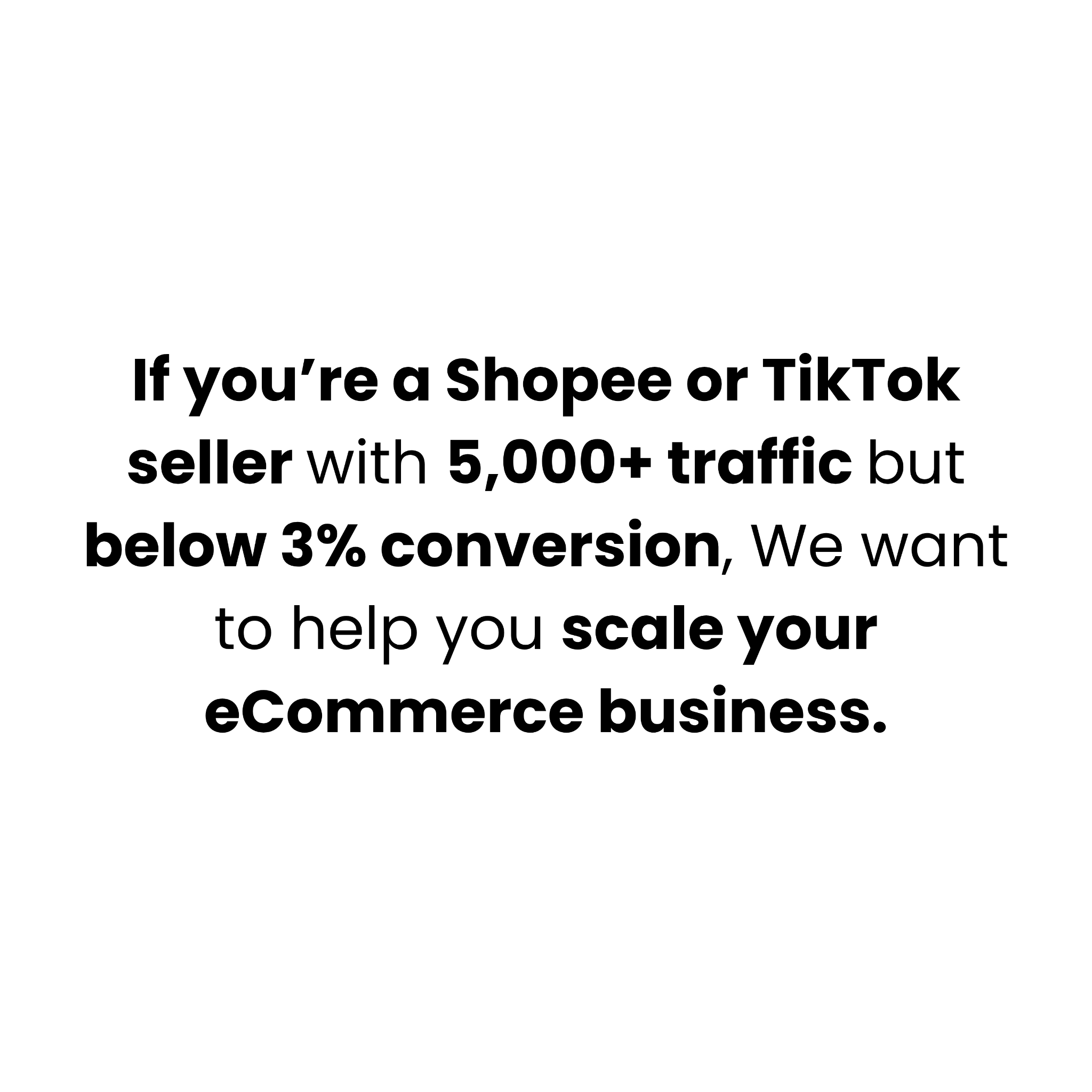 ECOM Accelerator Facebook ad
