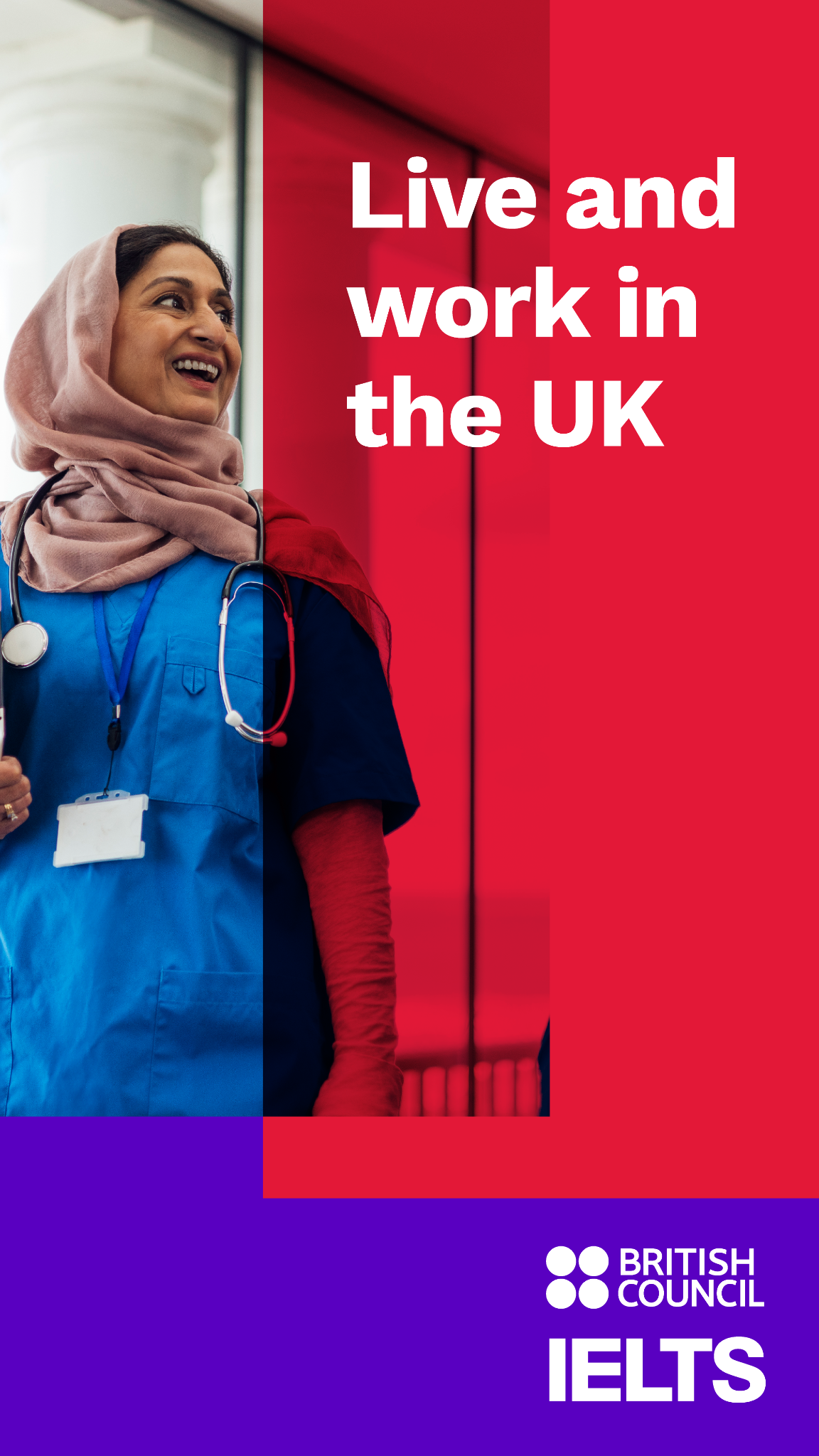 Take IELTS Official Facebook ad