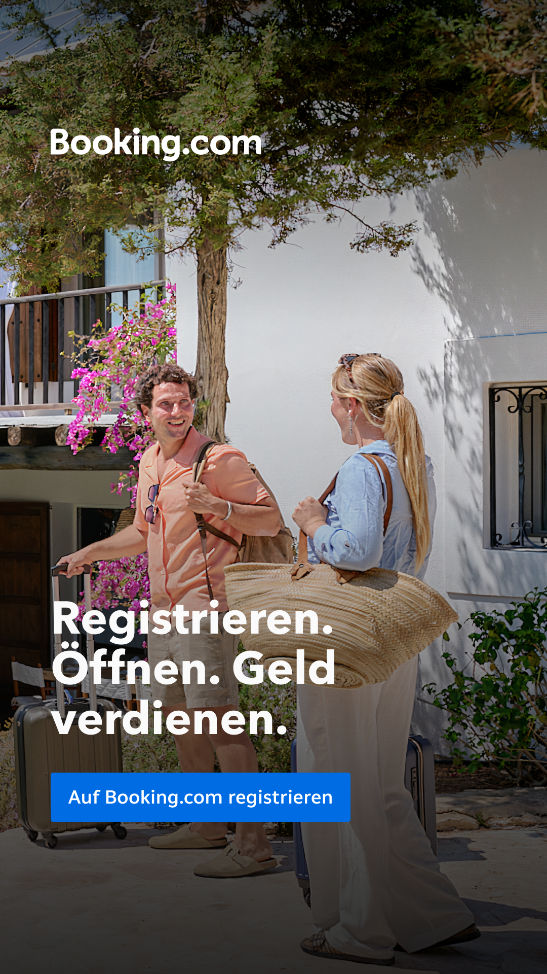 Booking.com Facebook ad