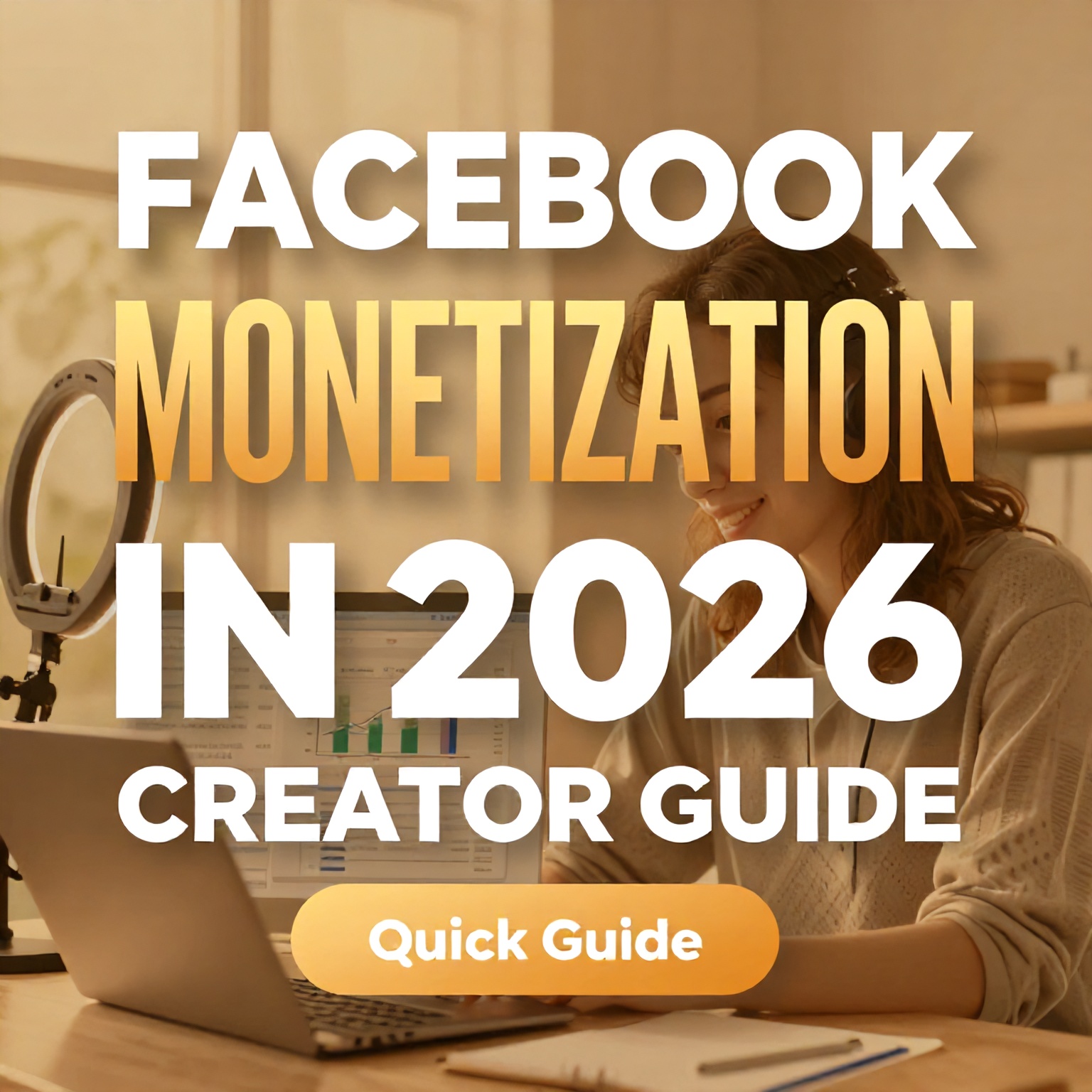 Learn & Evolve Facebook ad: Facebook Monetization Guide 2026